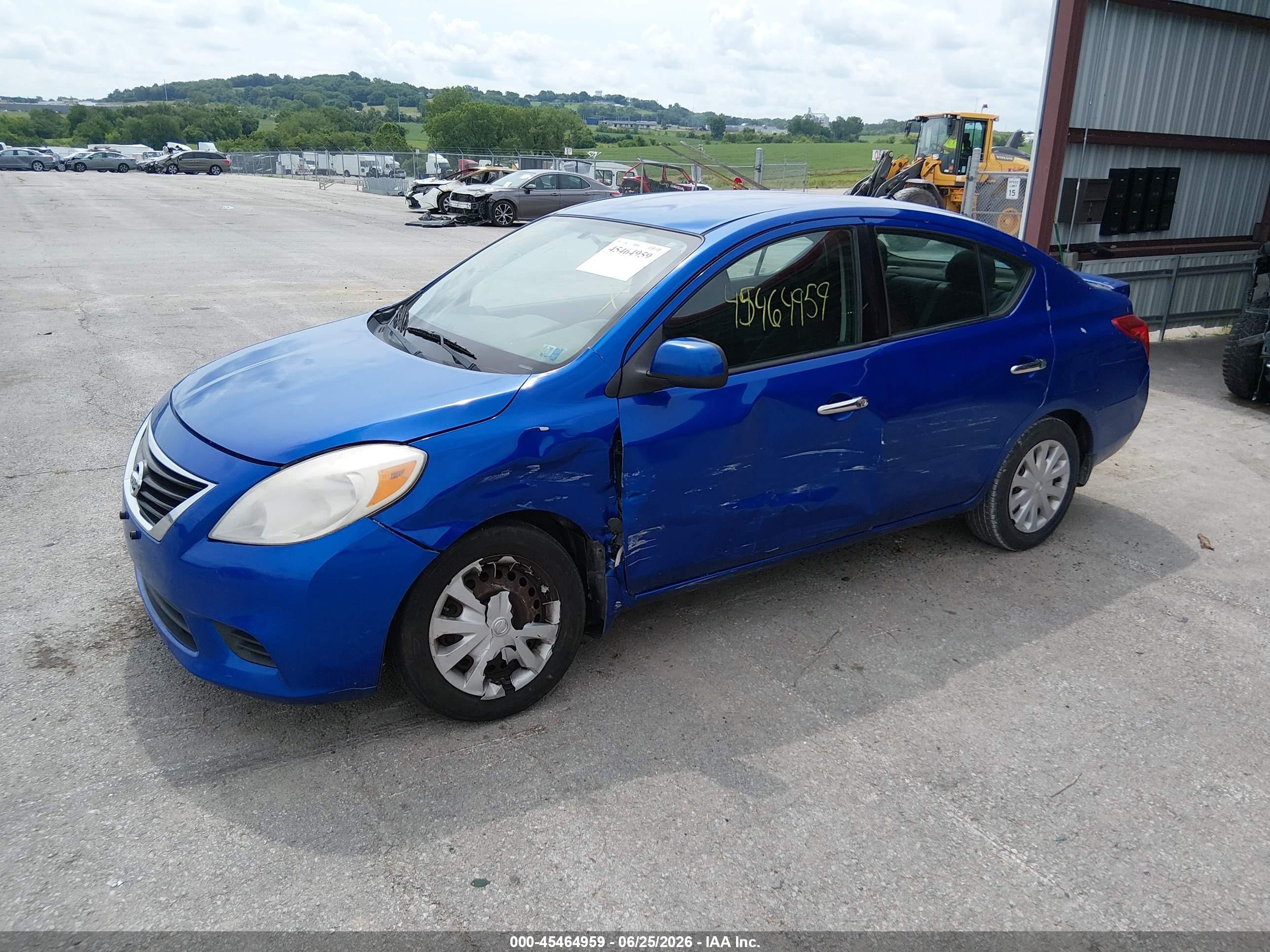 2014 Nissan Versa 1.6 S/1.6 S+/1.6 Sl/1.6 Sv/s Blue vin: 3N1CN7AP3EL876027