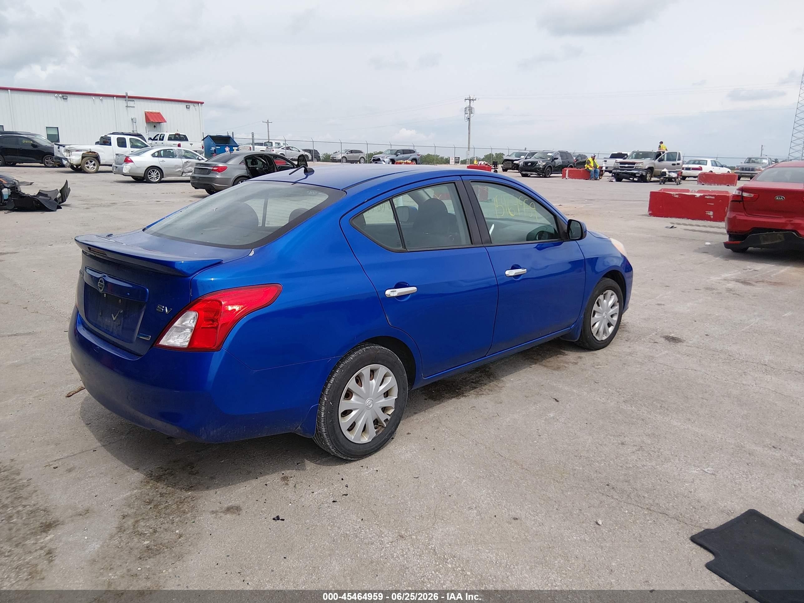 2014 Nissan Versa 1.6 S/1.6 S+/1.6 Sl/1.6 Sv/s Blue vin: 3N1CN7AP3EL876027