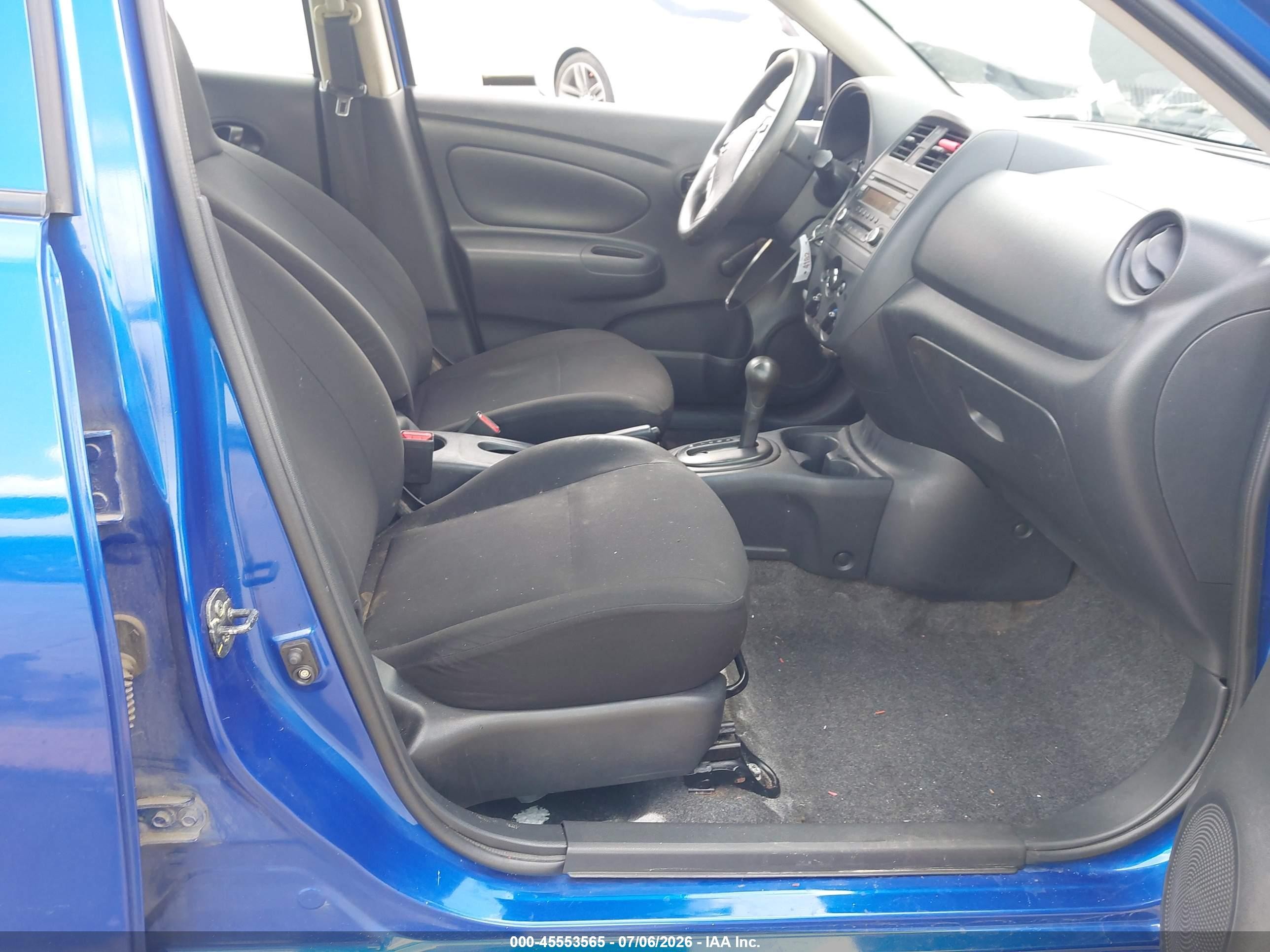 2015 Nissan Versa 1.6 S+ Blue vin: 3N1CN7AP3FL804763