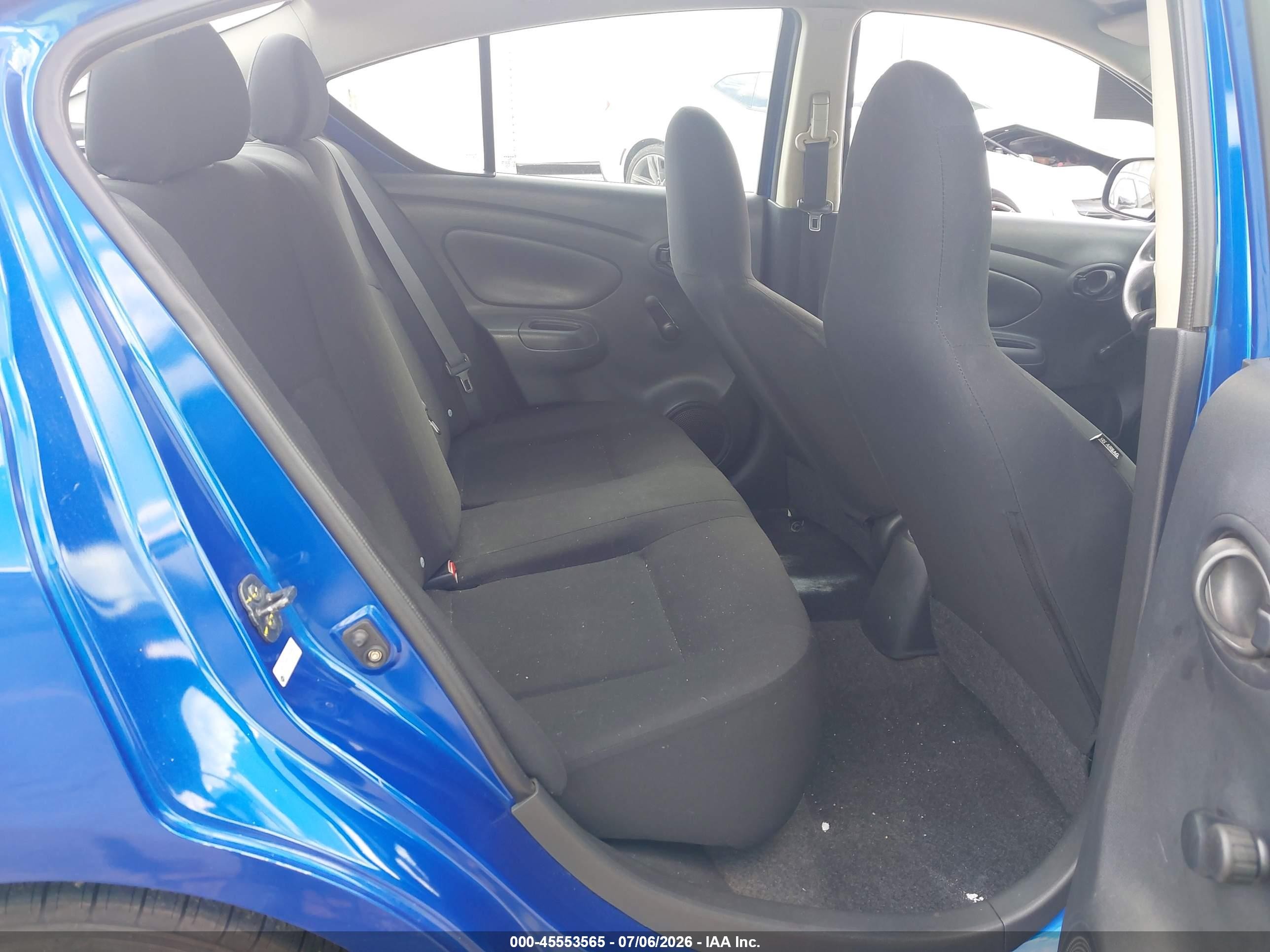 2015 Nissan Versa 1.6 S+ Blue vin: 3N1CN7AP3FL804763