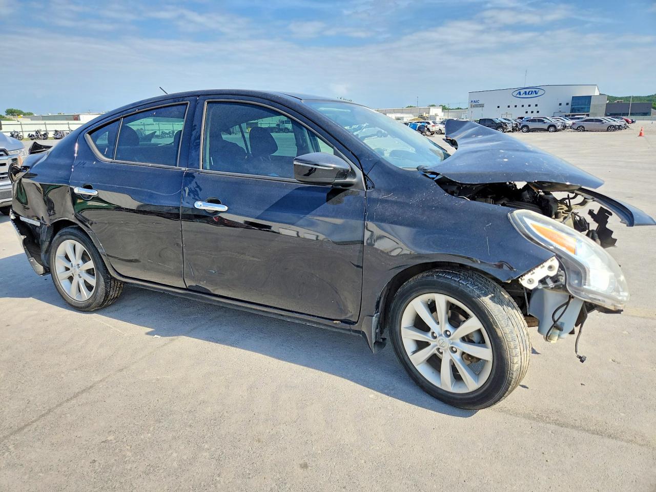 2015 Nissan Versa 1.6 Sl Black vin: 3N1CN7AP3FL804827