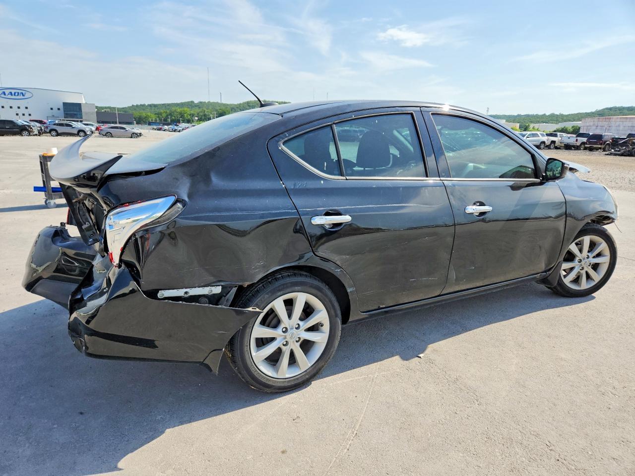 2015 Nissan Versa 1.6 Sl Black vin: 3N1CN7AP3FL804827