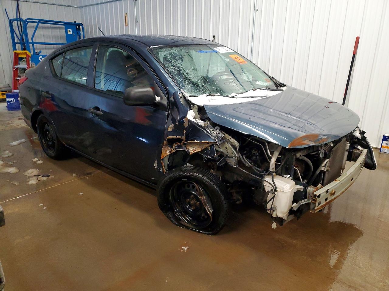 2015 Nissan Versa 1.6 S Blue vin: 3N1CN7AP3FL806884