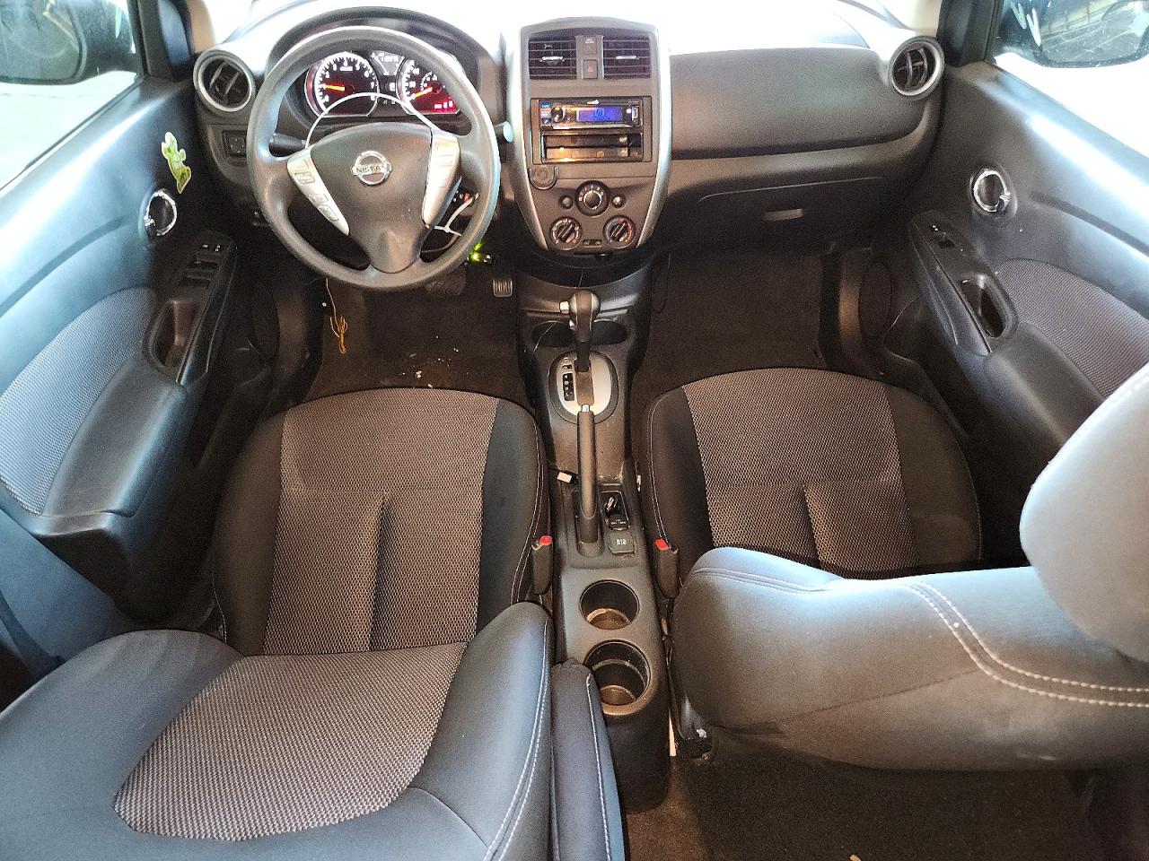 2015 Nissan Versa 1.6 Sv Gray vin: 3N1CN7AP3FL824317