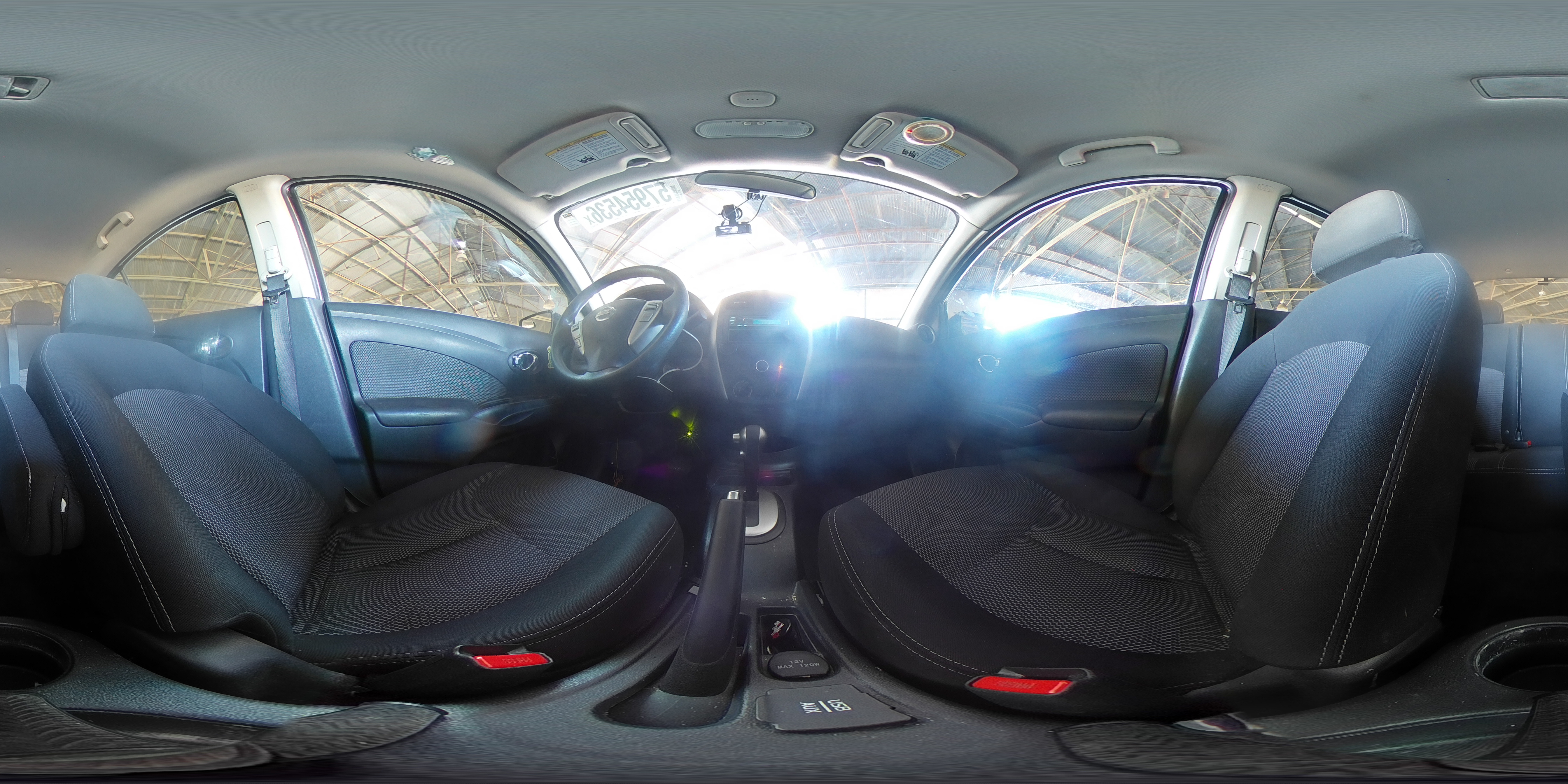 2015 Nissan Versa 1.6 Sv Gray vin: 3N1CN7AP3FL824317