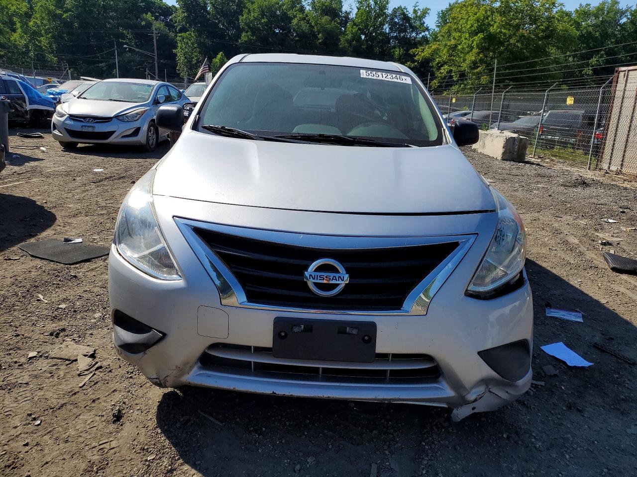 2015 Nissan Versa 1.6 S Plus Silver vin: 3N1CN7AP3FL831476
