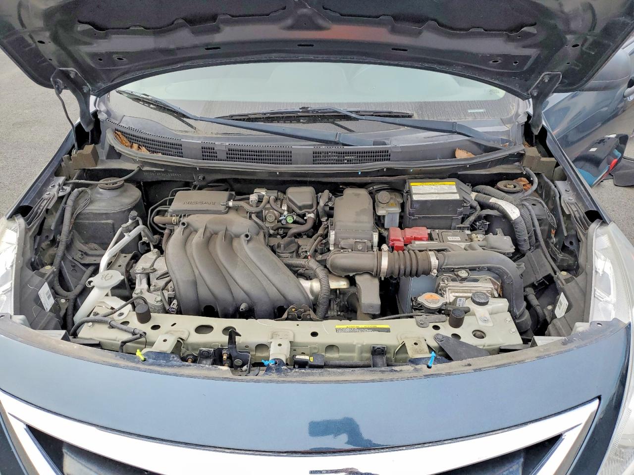 2015 Nissan Versa S Blue vin: 3N1CN7AP3FL833597