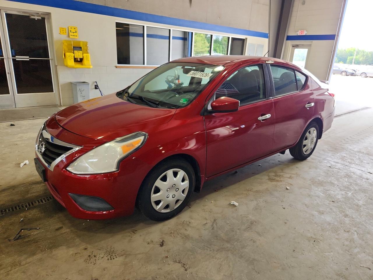 2015 Nissan Versa 1.6 Sv Red vin: 3N1CN7AP3FL840808