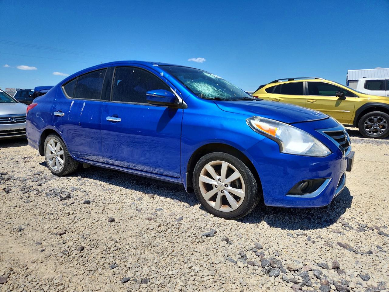 2015 Nissan Versa 1.6 Sl Синий vin: 3N1CN7AP3FL864252