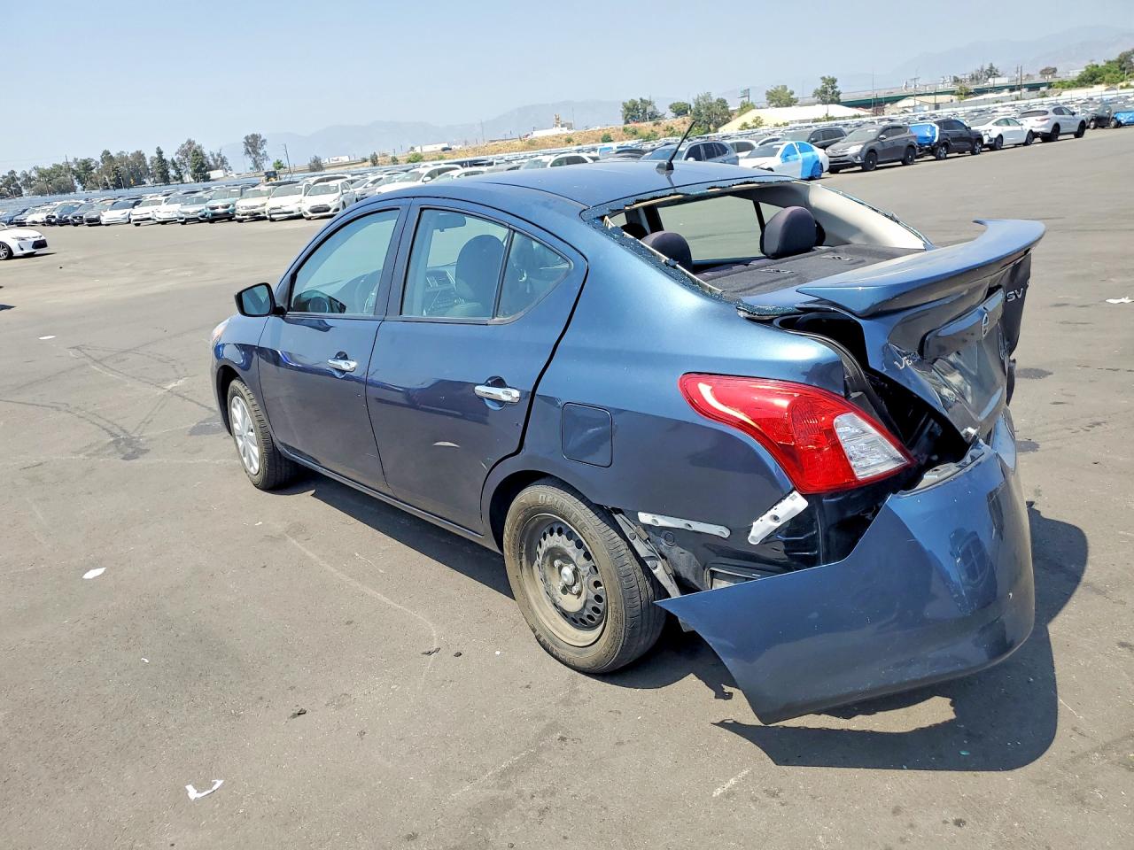 2015 Nissan Versa 1.6 Sv Blue vin: 3N1CN7AP3FL869046