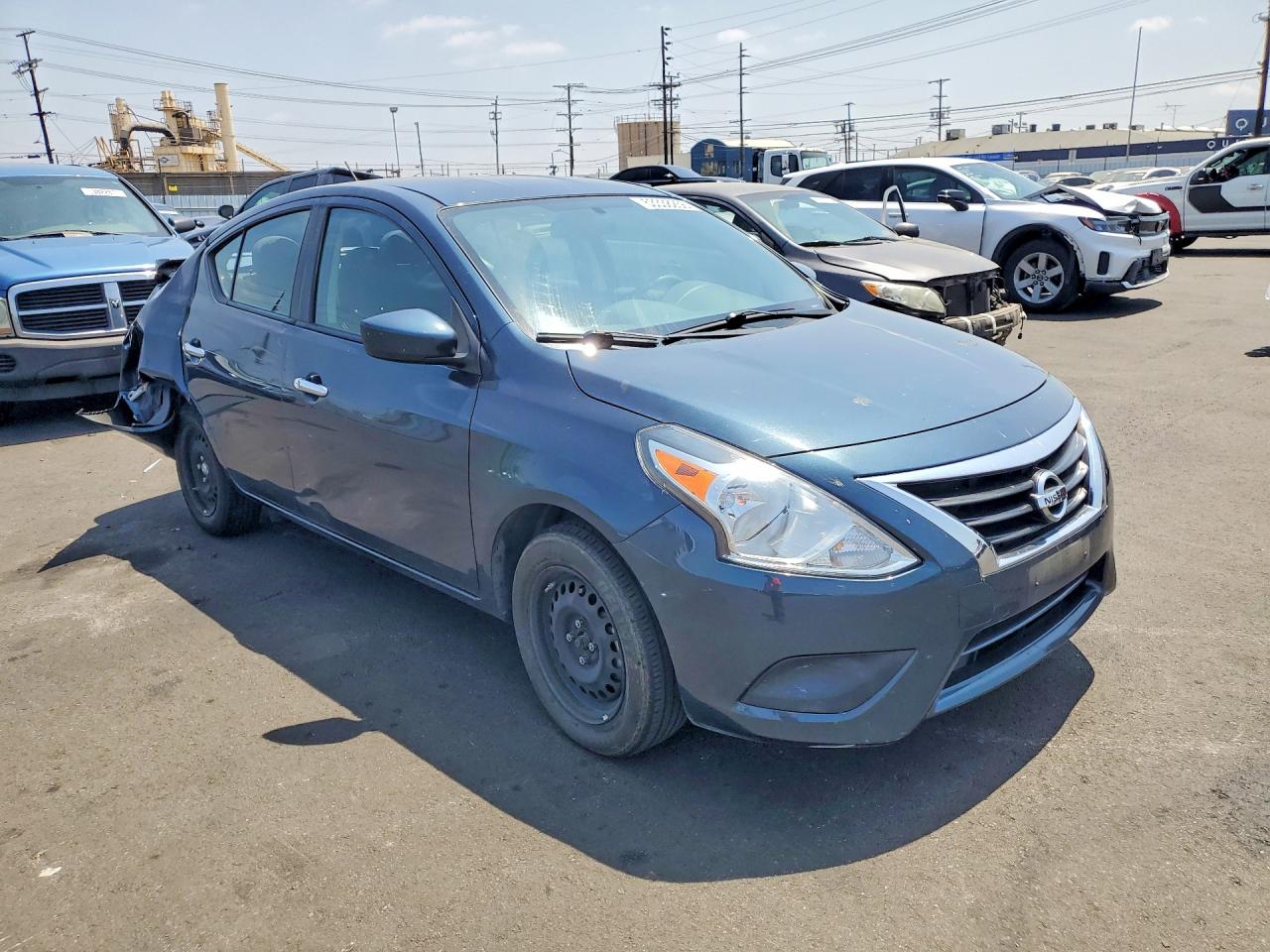2015 Nissan Versa 1.6 Sv Blue vin: 3N1CN7AP3FL869046