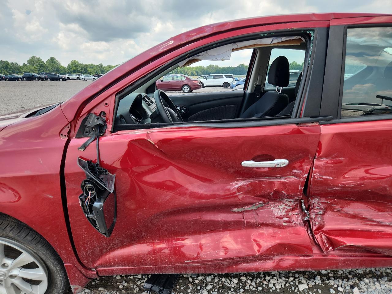 2015 Nissan Versa 1.6 Sl Red vin: 3N1CN7AP3FL869855