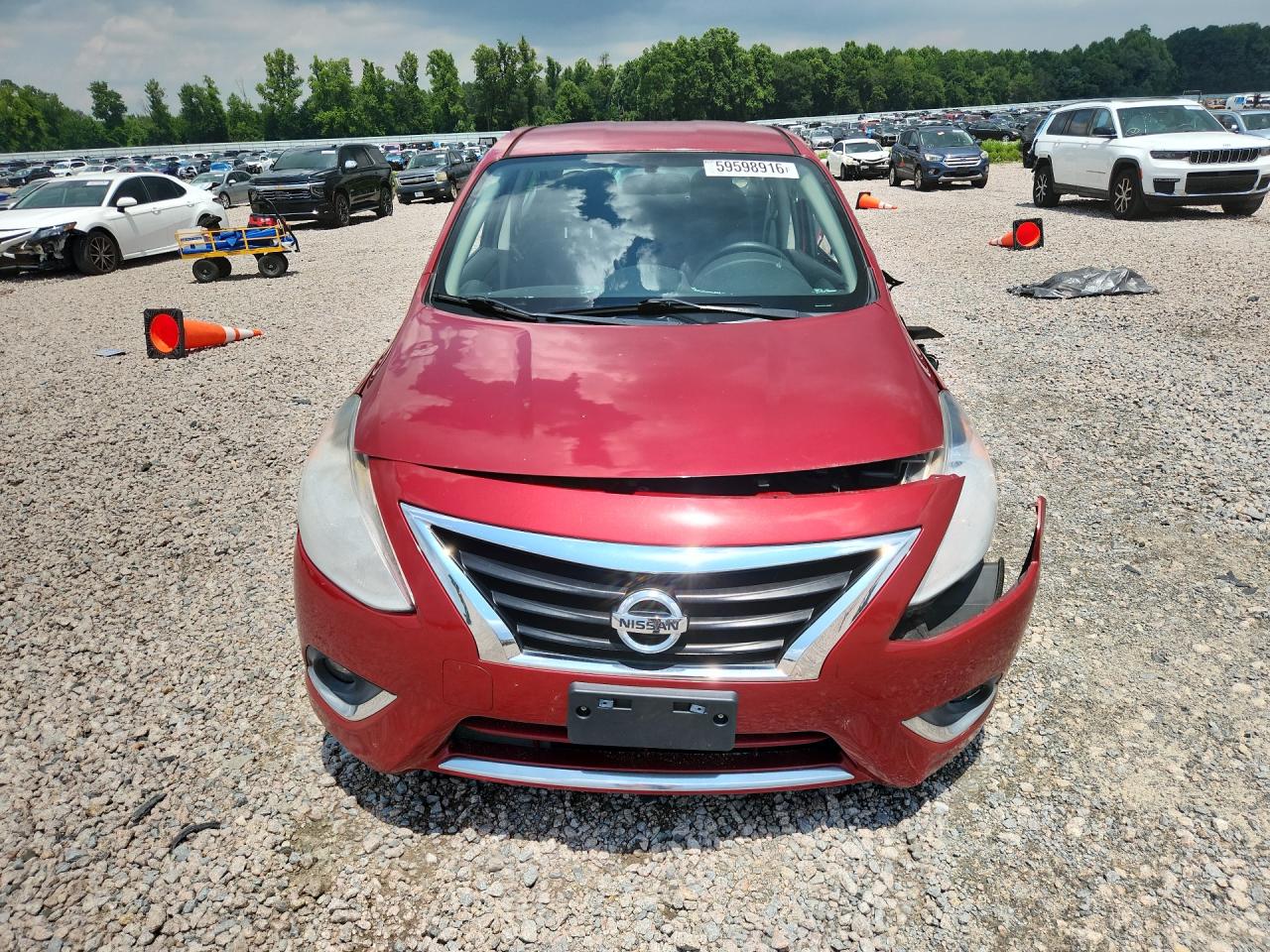 2015 Nissan Versa 1.6 Sl Red vin: 3N1CN7AP3FL869855