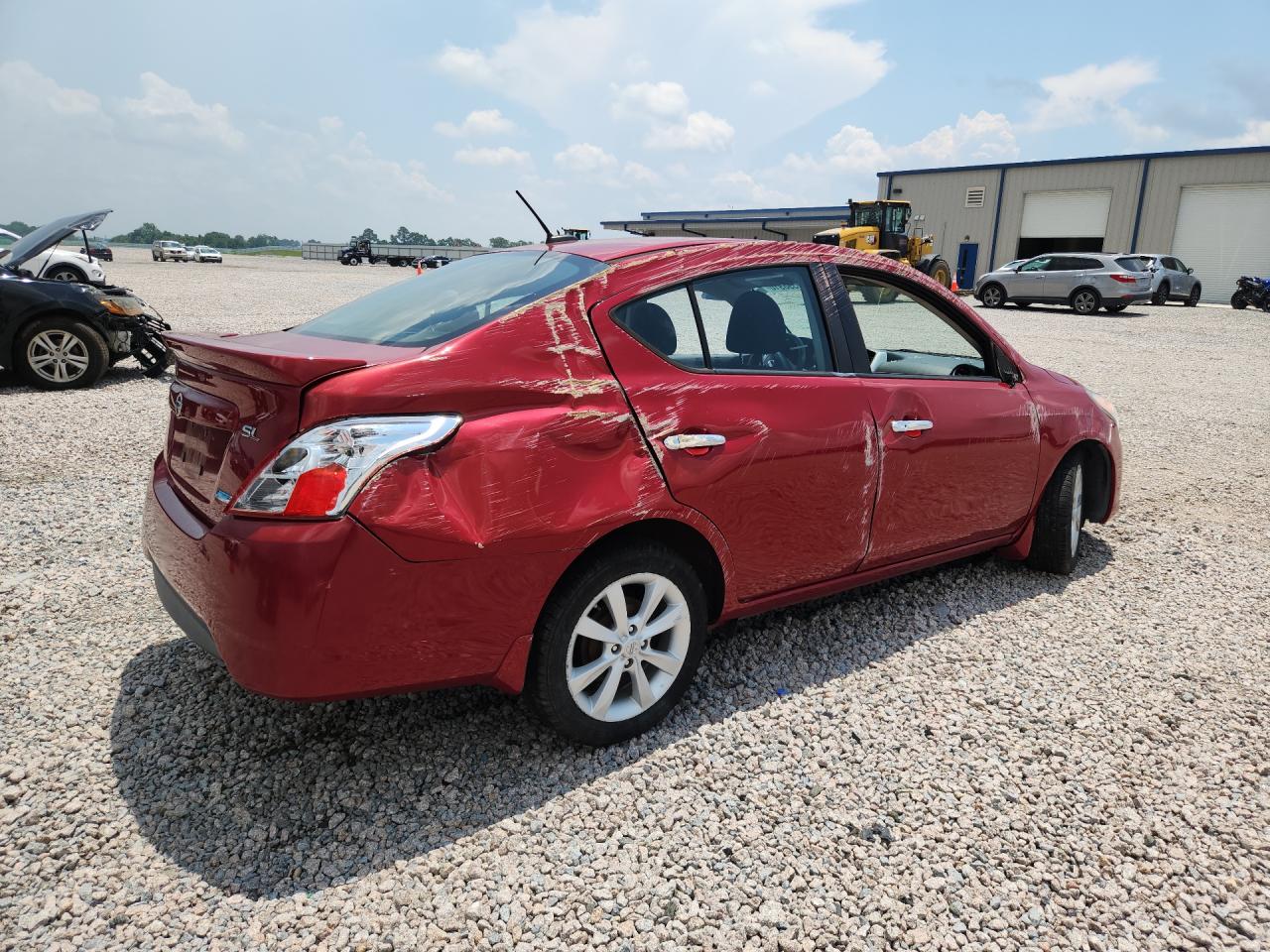 2015 Nissan Versa 1.6 Sl Red vin: 3N1CN7AP3FL869855