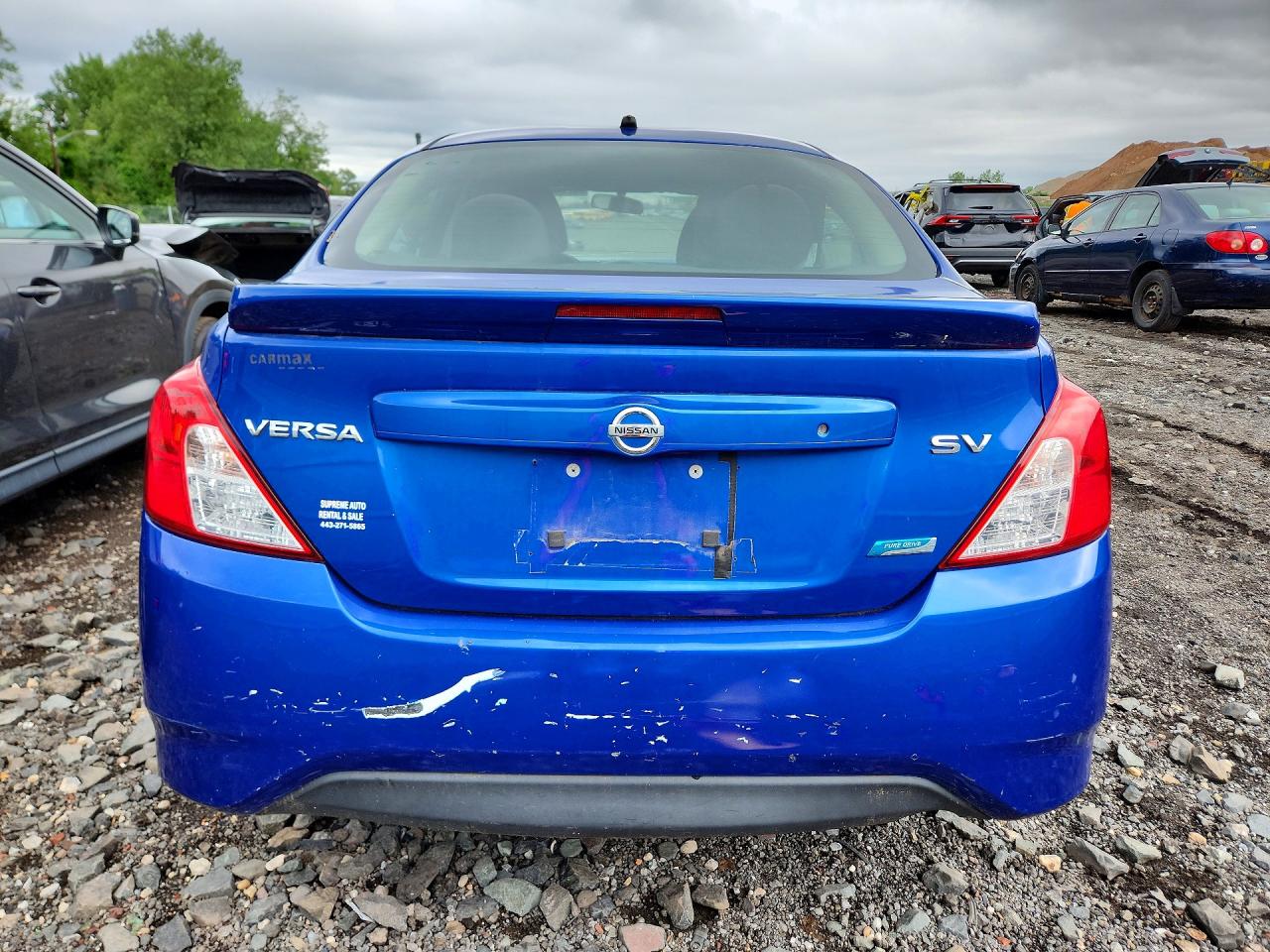 2015 Nissan Versa 1.6 Sv Blue vin: 3N1CN7AP3FL889121