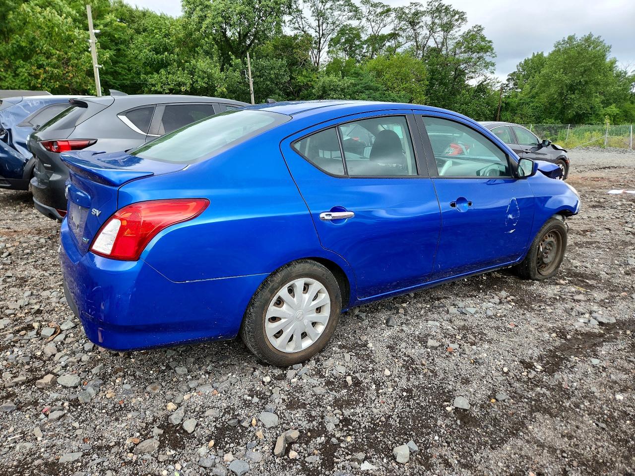 2015 Nissan Versa 1.6 Sv Blue vin: 3N1CN7AP3FL889121