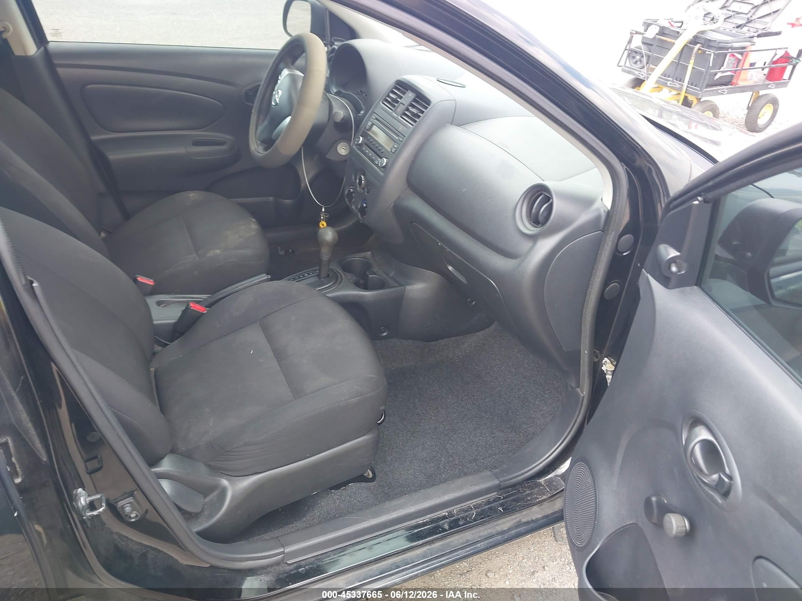 2015 Nissan Versa 1.6 S/1.6 S+/1.6 Sl/1.6 Sv Черный vin: 3N1CN7AP3FL896814