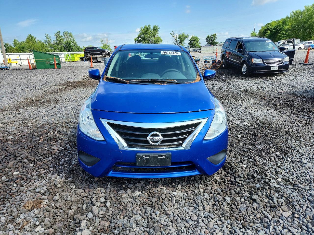 2016 Nissan Versa 1.6 S Plus Blue vin: 3N1CN7AP3GL889492