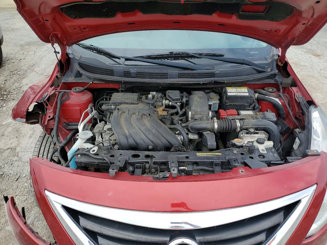 2017 Nissan Versa 1.6 Sv Бордовый vin: 3N1CN7AP3HL802921