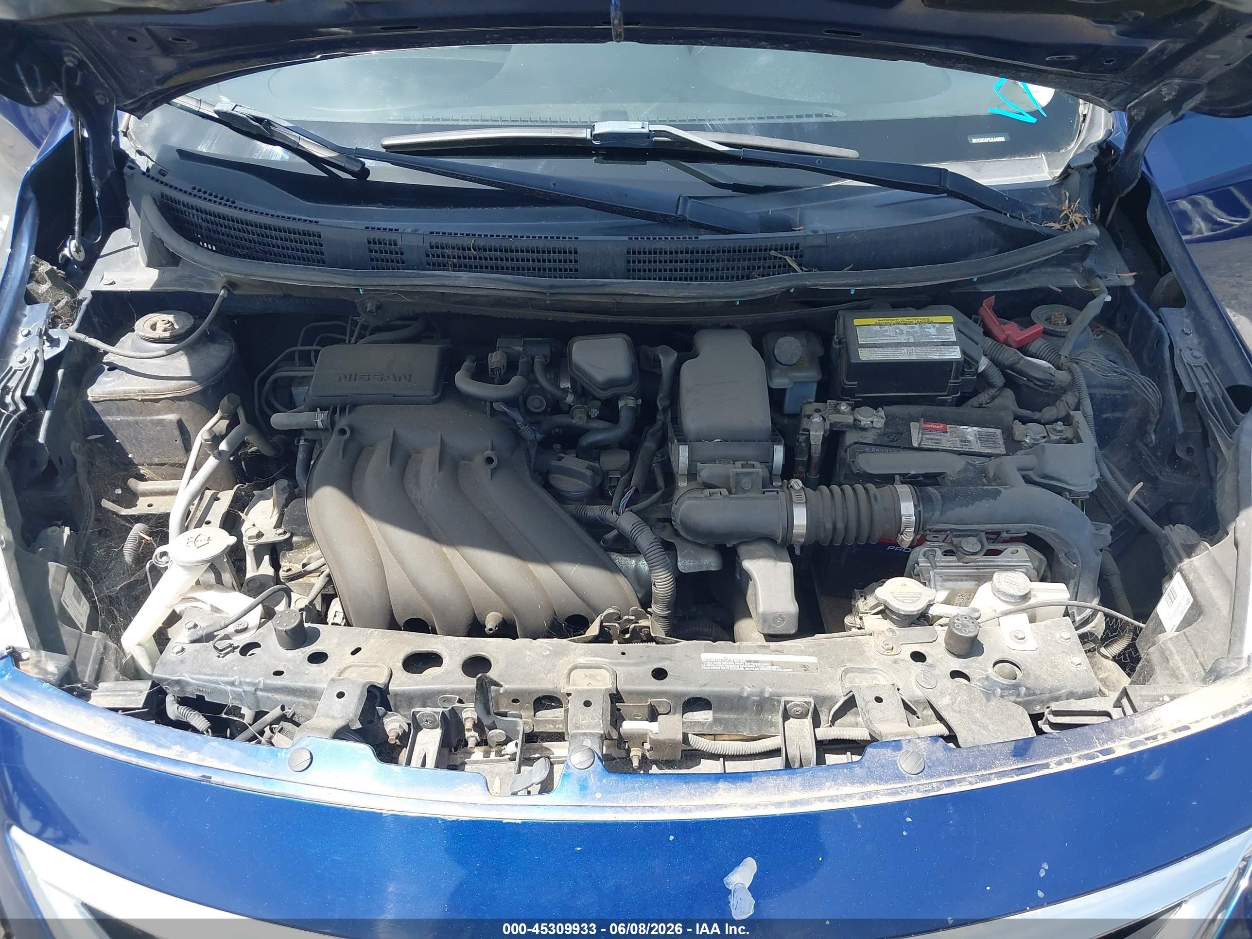 2018 Nissan Versa 1.6 Sv Синий vin: 3N1CN7AP3JL849856