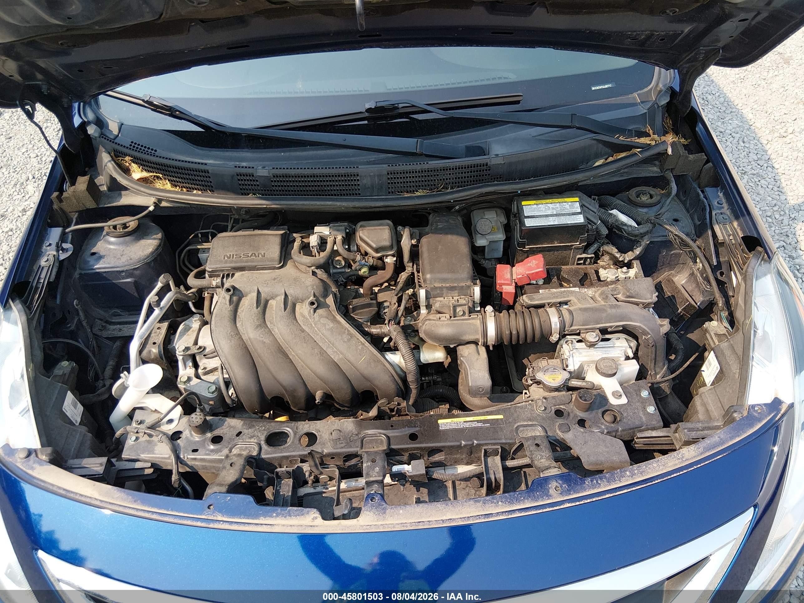 2018 Nissan Versa 1.6 Sv Blue vin: 3N1CN7AP3JL887717