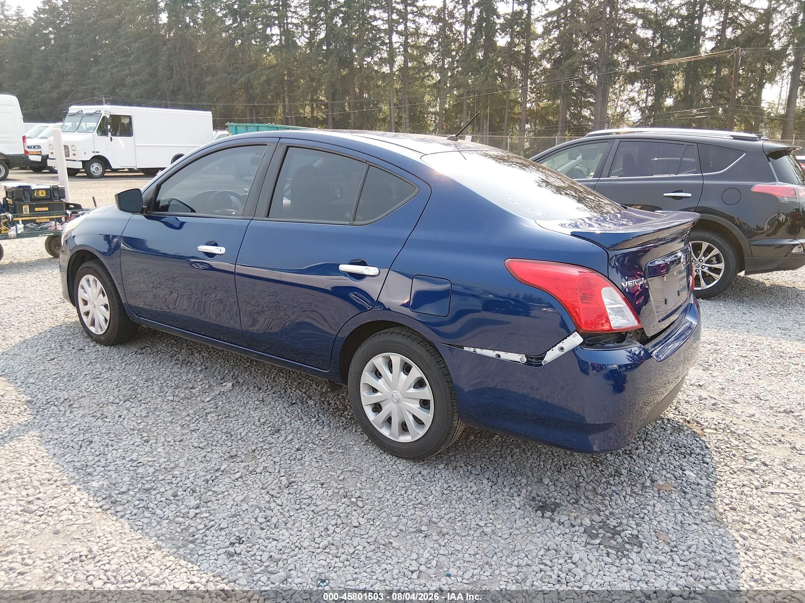 2018 Nissan Versa 1.6 Sv Blue vin: 3N1CN7AP3JL887717
