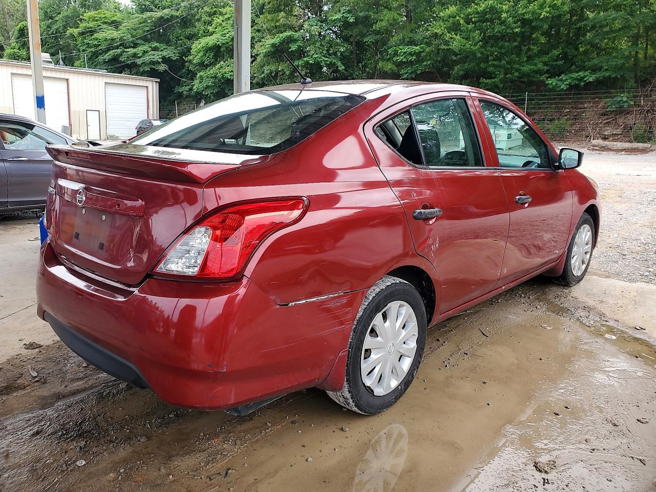 2019 Nissan Versa S Plus Красный vin: 3N1CN7AP3KL838499