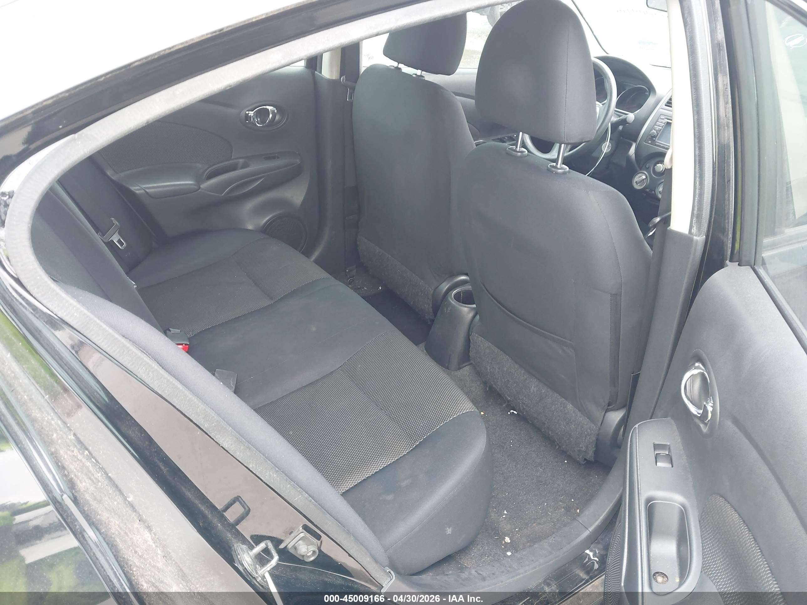 2012 Nissan Versa 1.6 Sl Black vin: 3N1CN7AP4CL814360