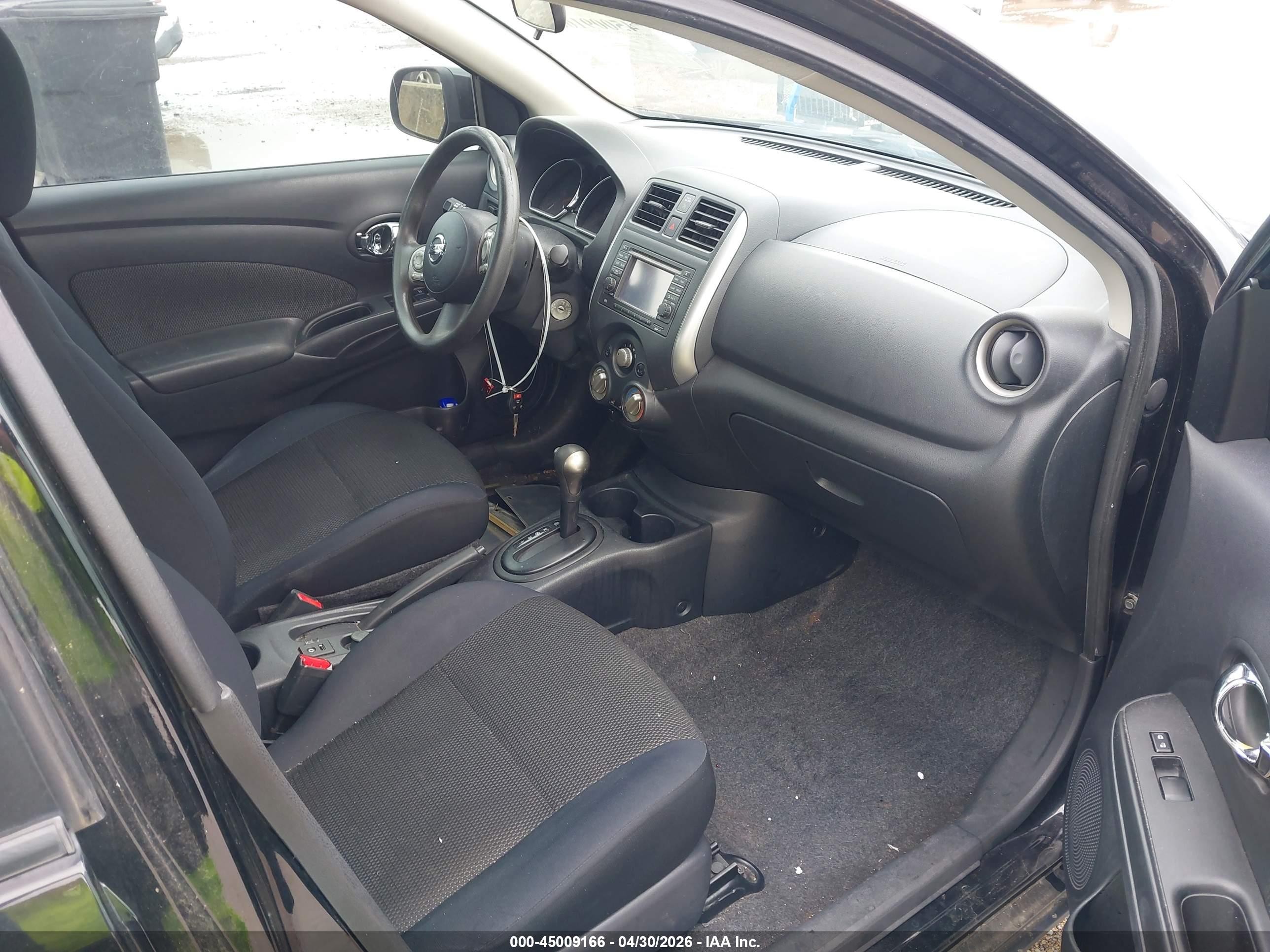 2012 Nissan Versa 1.6 Sl Black vin: 3N1CN7AP4CL814360
