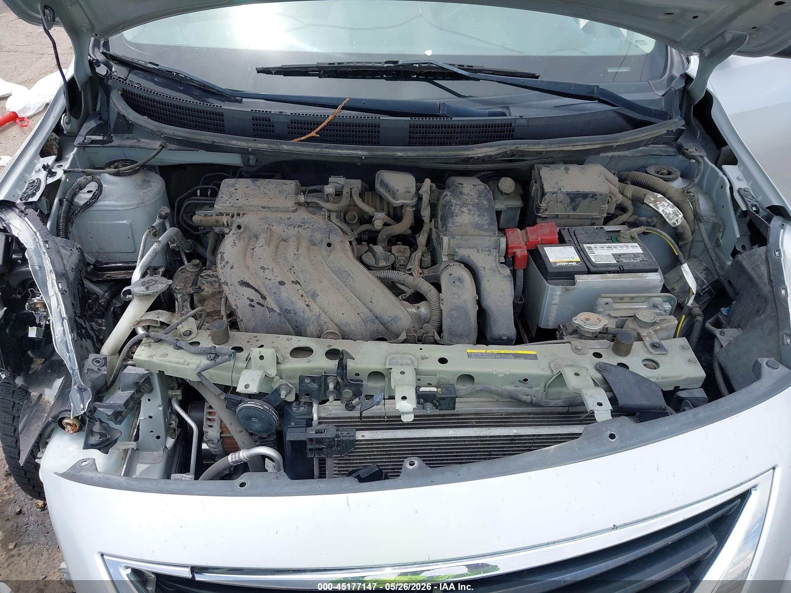 2012 Nissan Versa 1.6 Sv Silver vin: 3N1CN7AP4CL825679