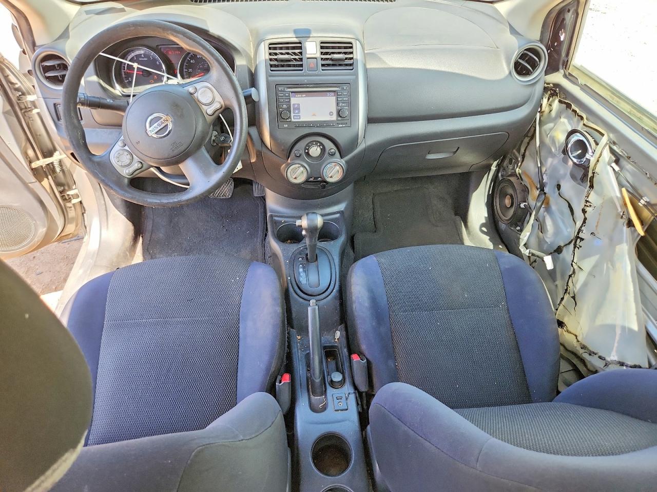 2012 Nissan Versa 1.6 S Silver vin: 3N1CN7AP4CL826833