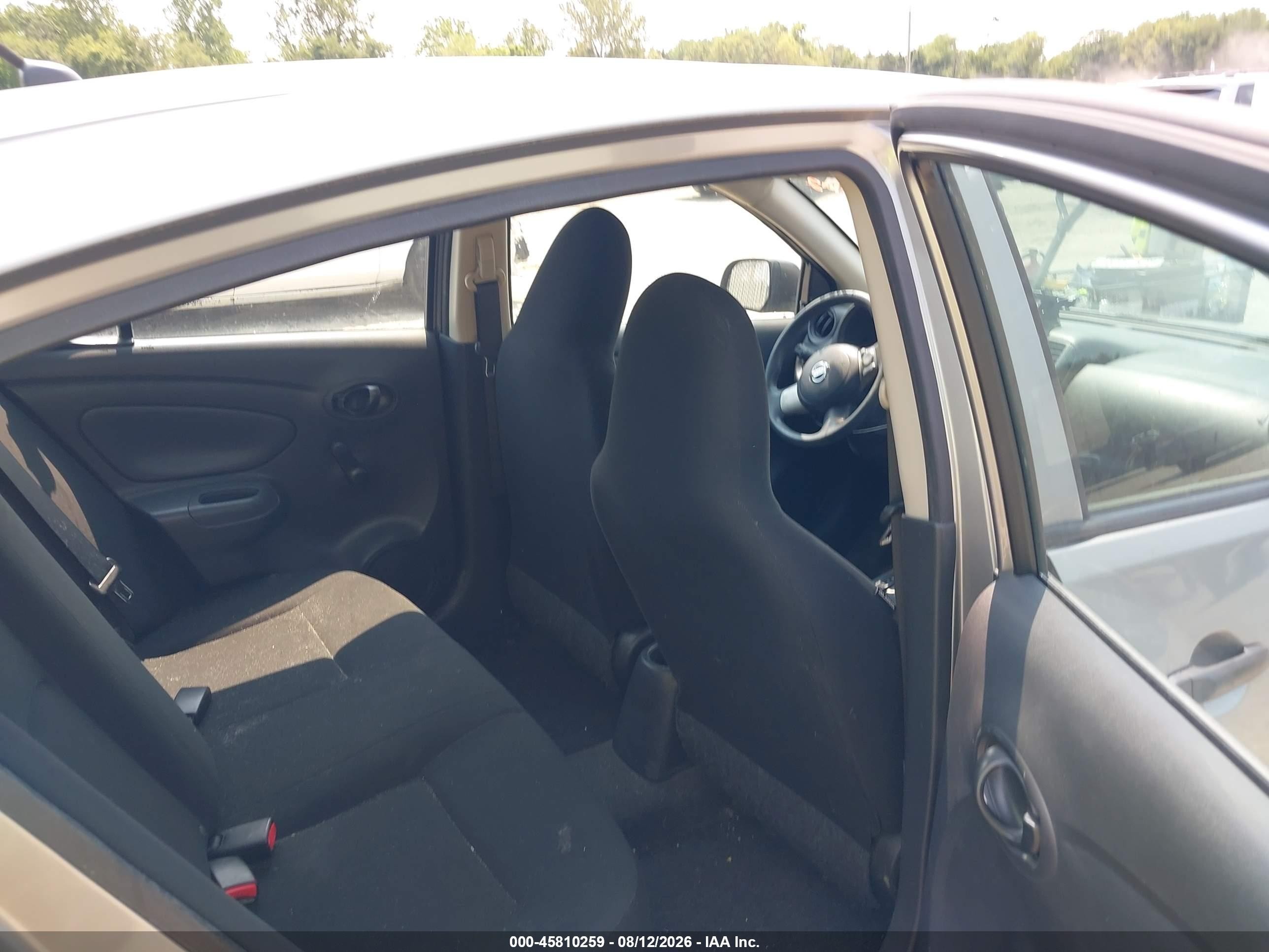 2012 Nissan Versa 1.6 S Gray vin: 3N1CN7AP4CL848444