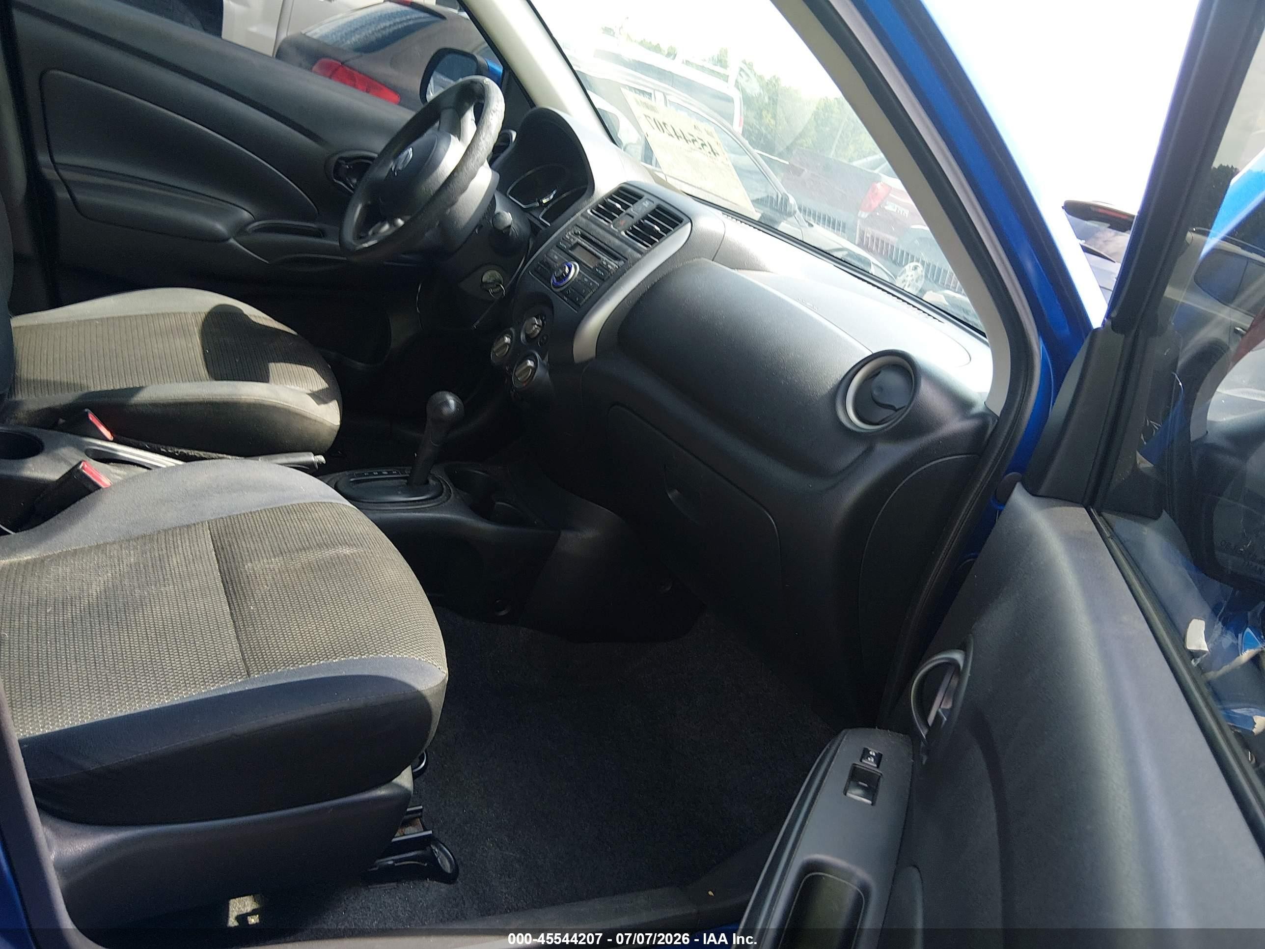 2012 Nissan Versa 1.6 Sv Blue vin: 3N1CN7AP4CL911929