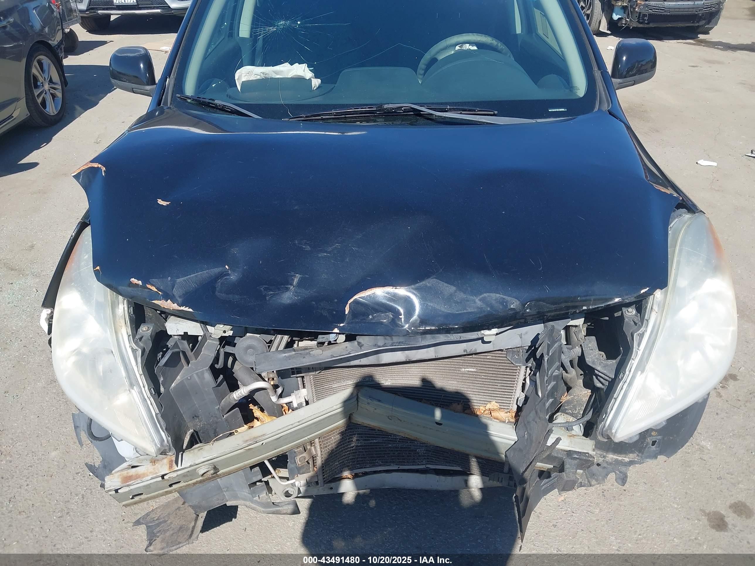 2013 Nissan Versa 1.6 Sv Black vin: 3N1CN7AP4DL849756