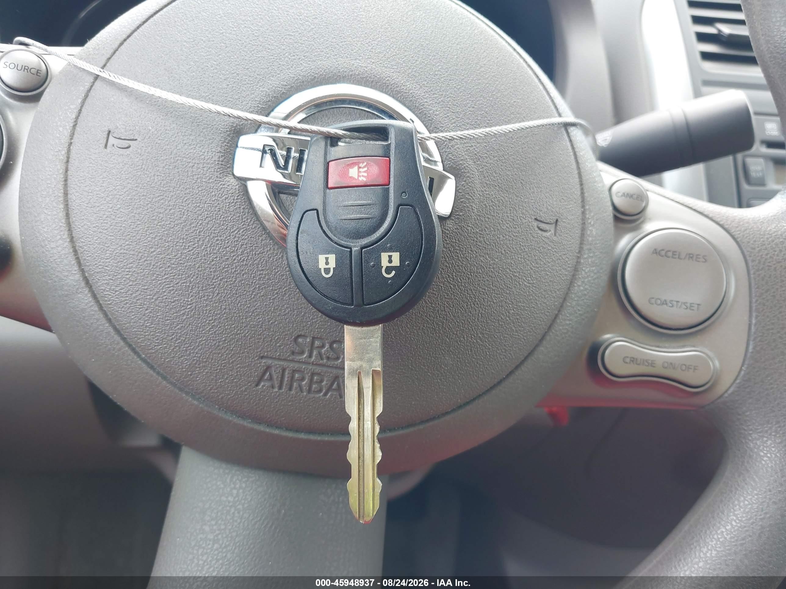 2013 Nissan Versa 1.6 Sv White vin: 3N1CN7AP4DL852401