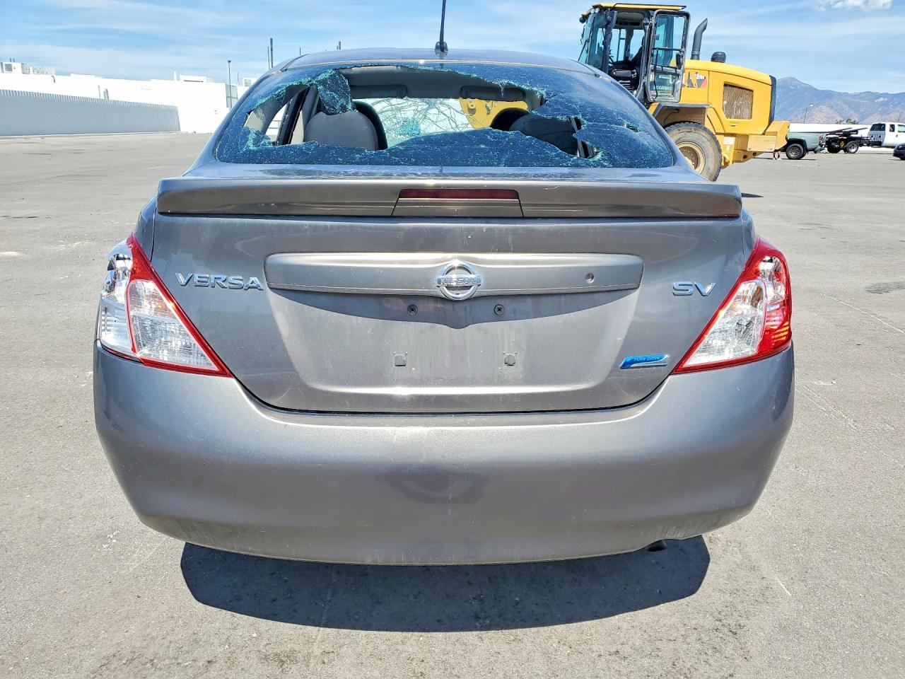 2013 Nissan Versa 1.6 S Gray vin: 3N1CN7AP4DL853936