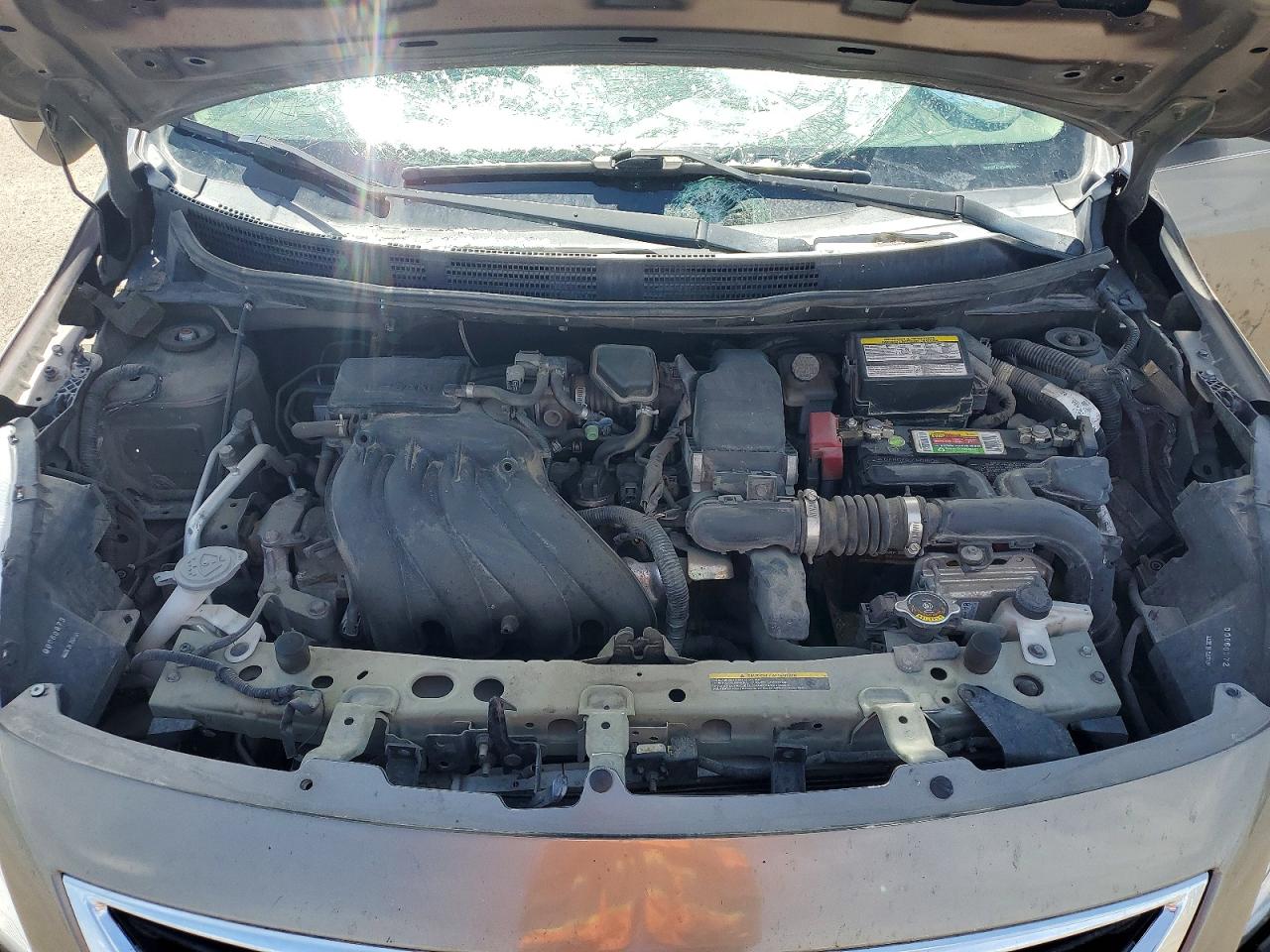 2013 Nissan Versa 1.6 S Gray vin: 3N1CN7AP4DL853936