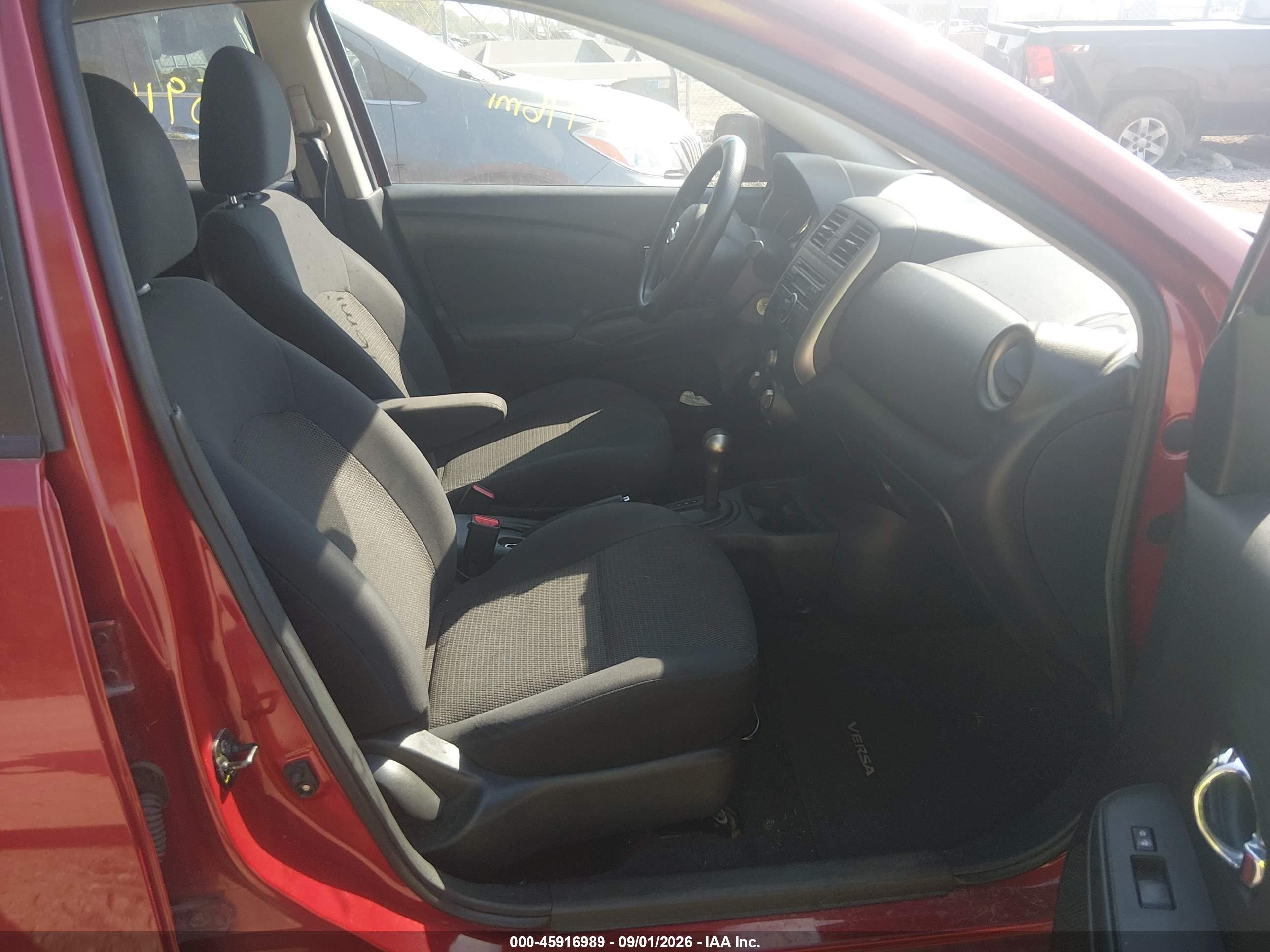 2013 Nissan Versa 1.6 Sv Red vin: 3N1CN7AP4DL857520