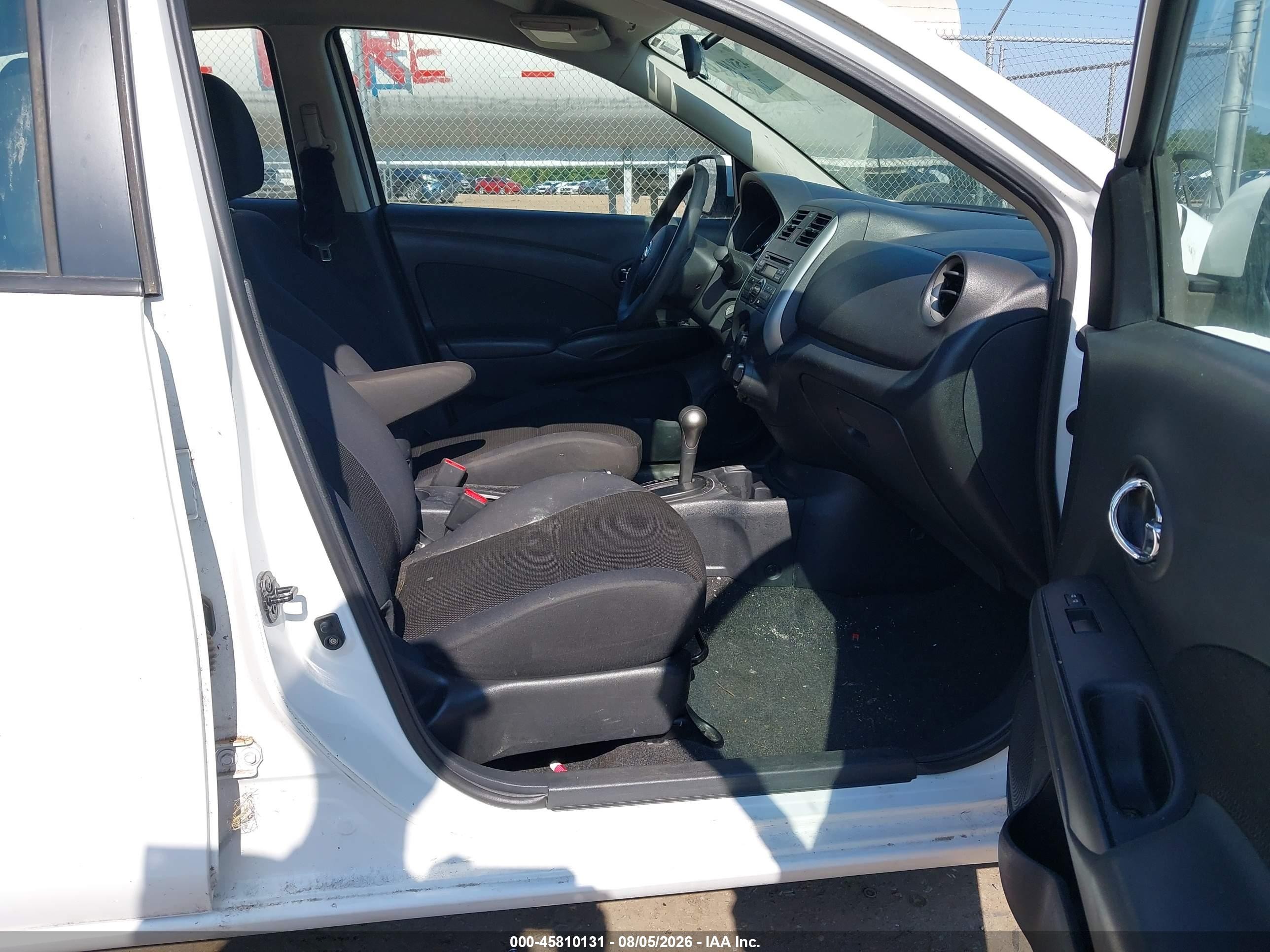2013 Nissan Versa 1.6 Sv White vin: 3N1CN7AP4DL885365