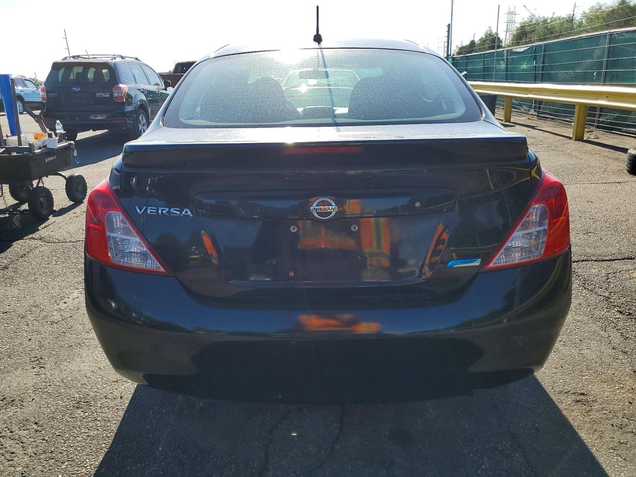 2013 Nissan Versa S Black vin: 3N1CN7AP4DL888735