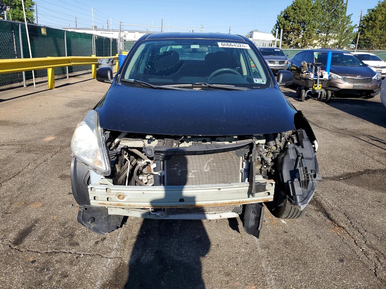 2013 Nissan Versa S Black vin: 3N1CN7AP4DL888735