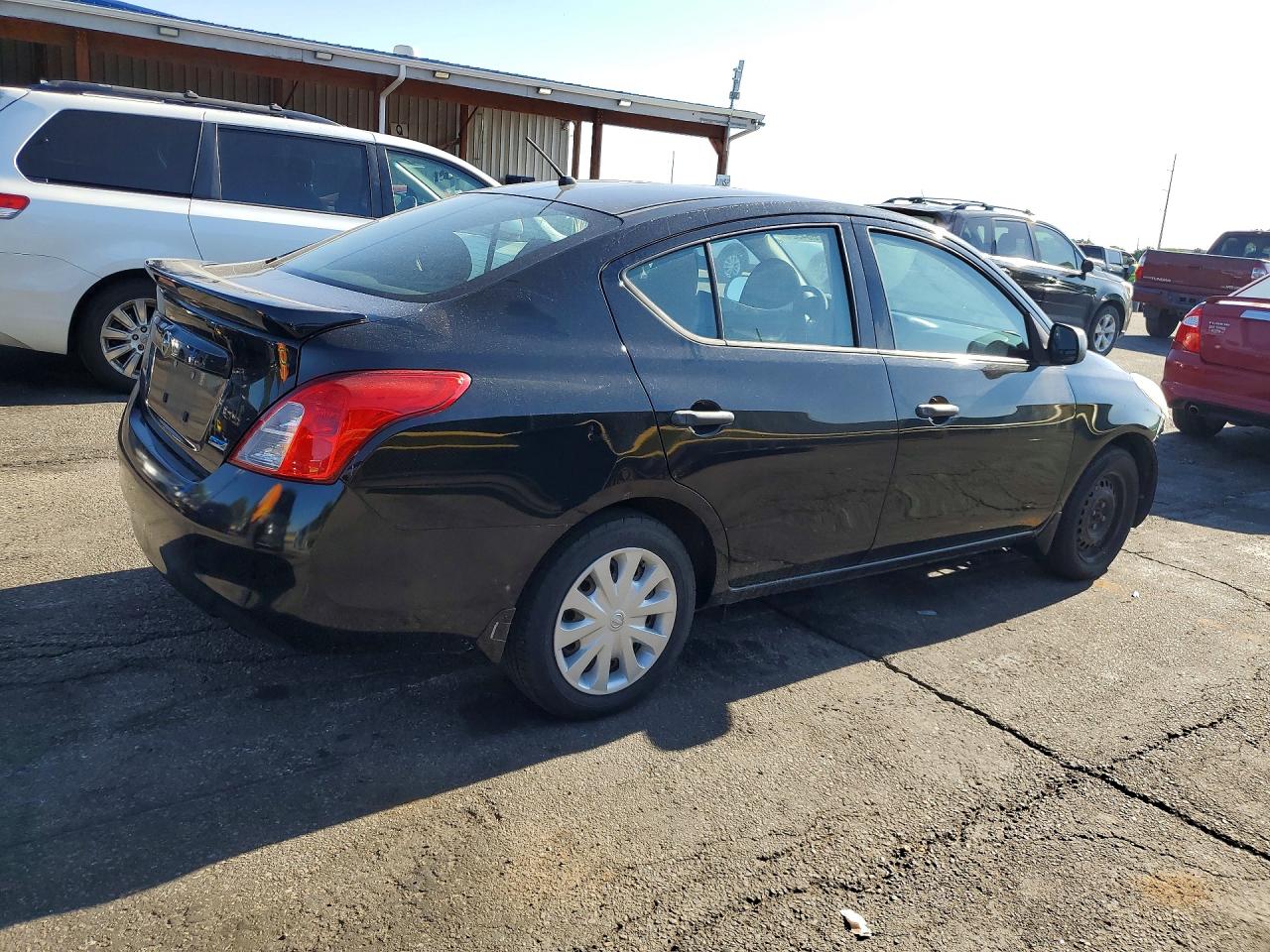 2013 Nissan Versa S Black vin: 3N1CN7AP4DL888735