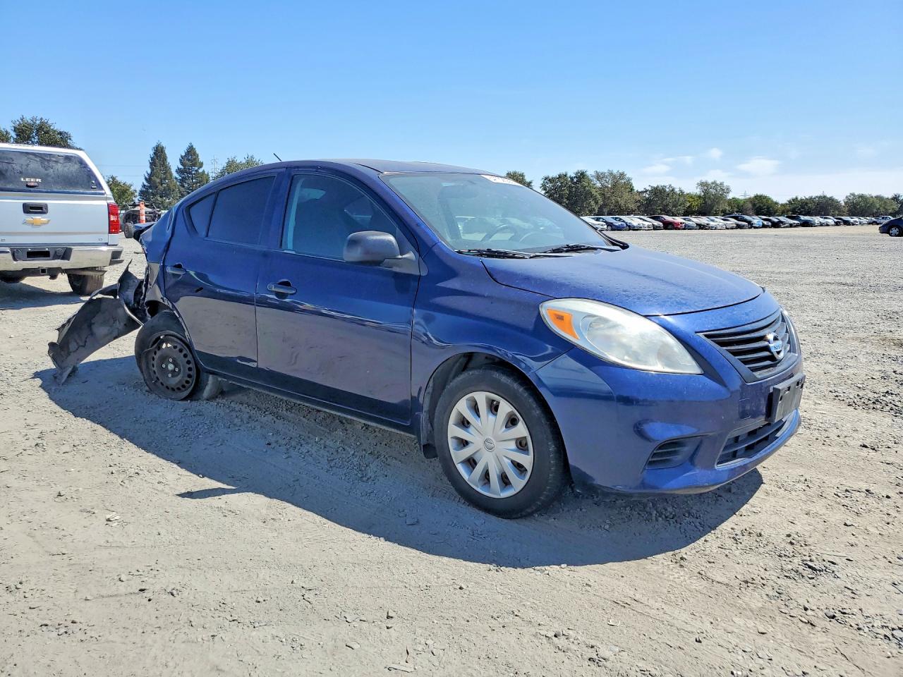 2013 Nissan Versa 1.6 S Blue vin: 3N1CN7AP4DL891232