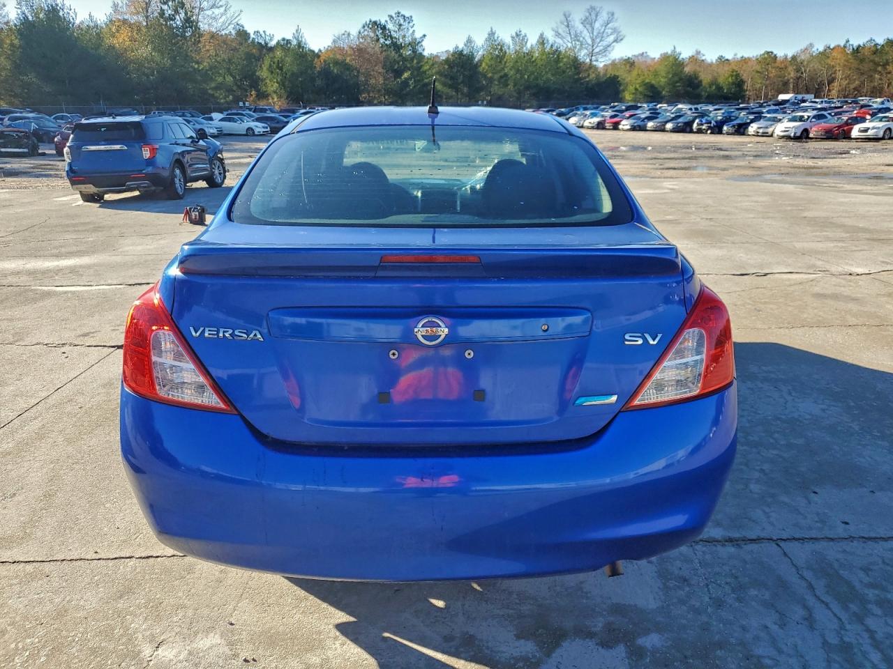 2014 Nissan Versa S Blue vin: 3N1CN7AP4EL835261