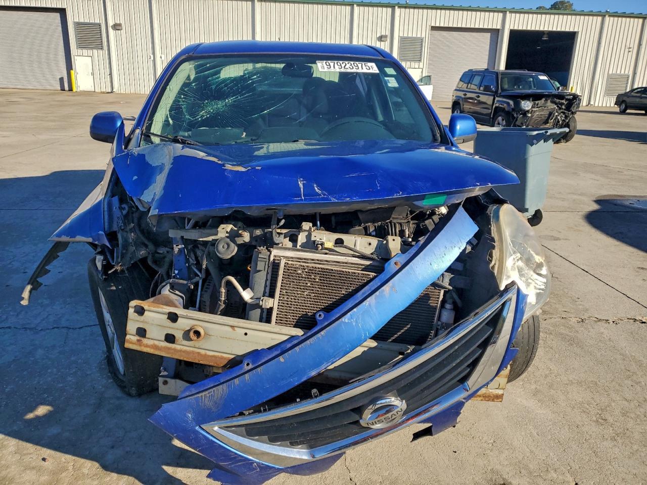 2014 Nissan Versa S Blue vin: 3N1CN7AP4EL835261
