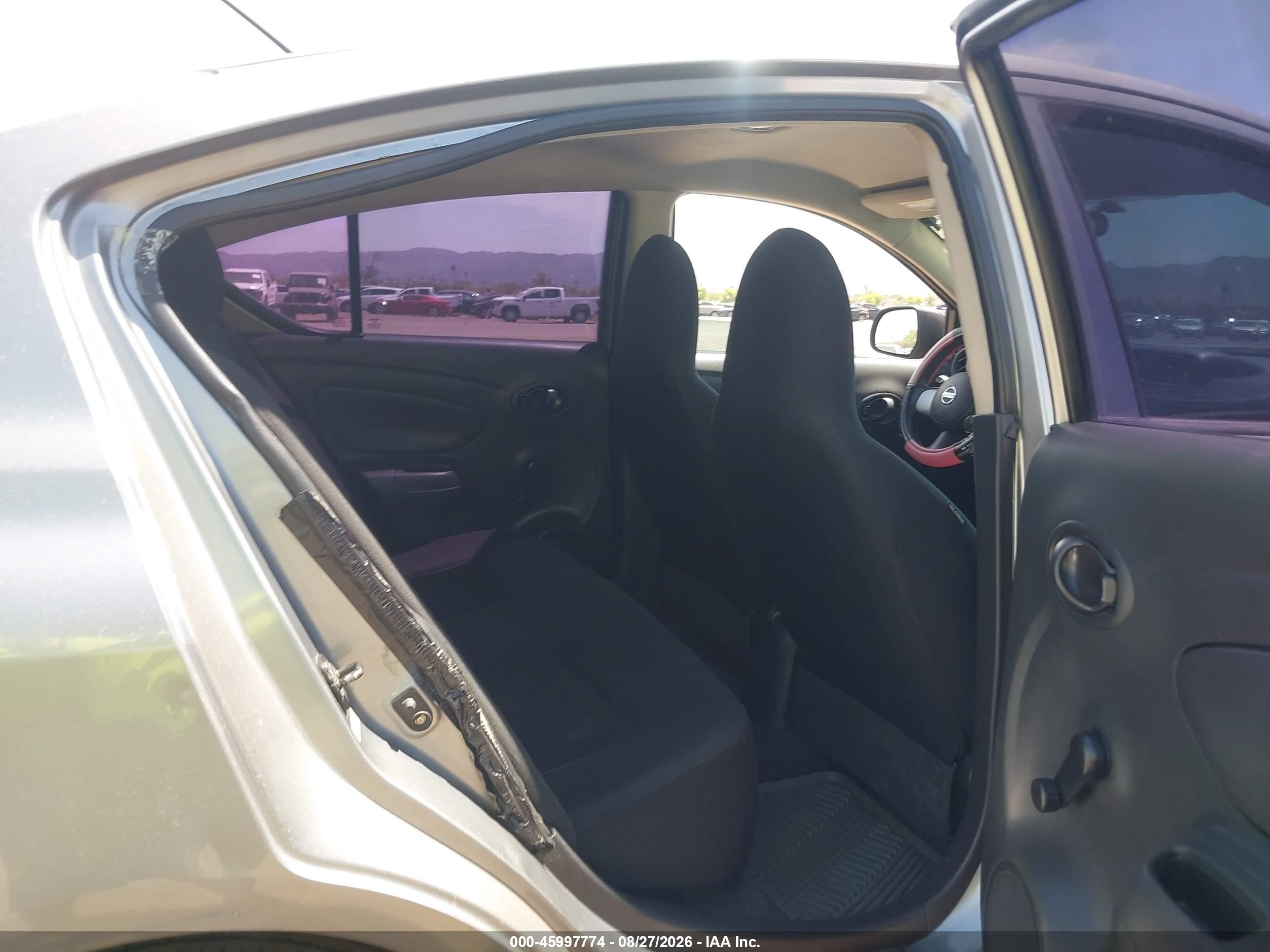 2014 Nissan Versa 1.6 S+ Gray vin: 3N1CN7AP4EL840282