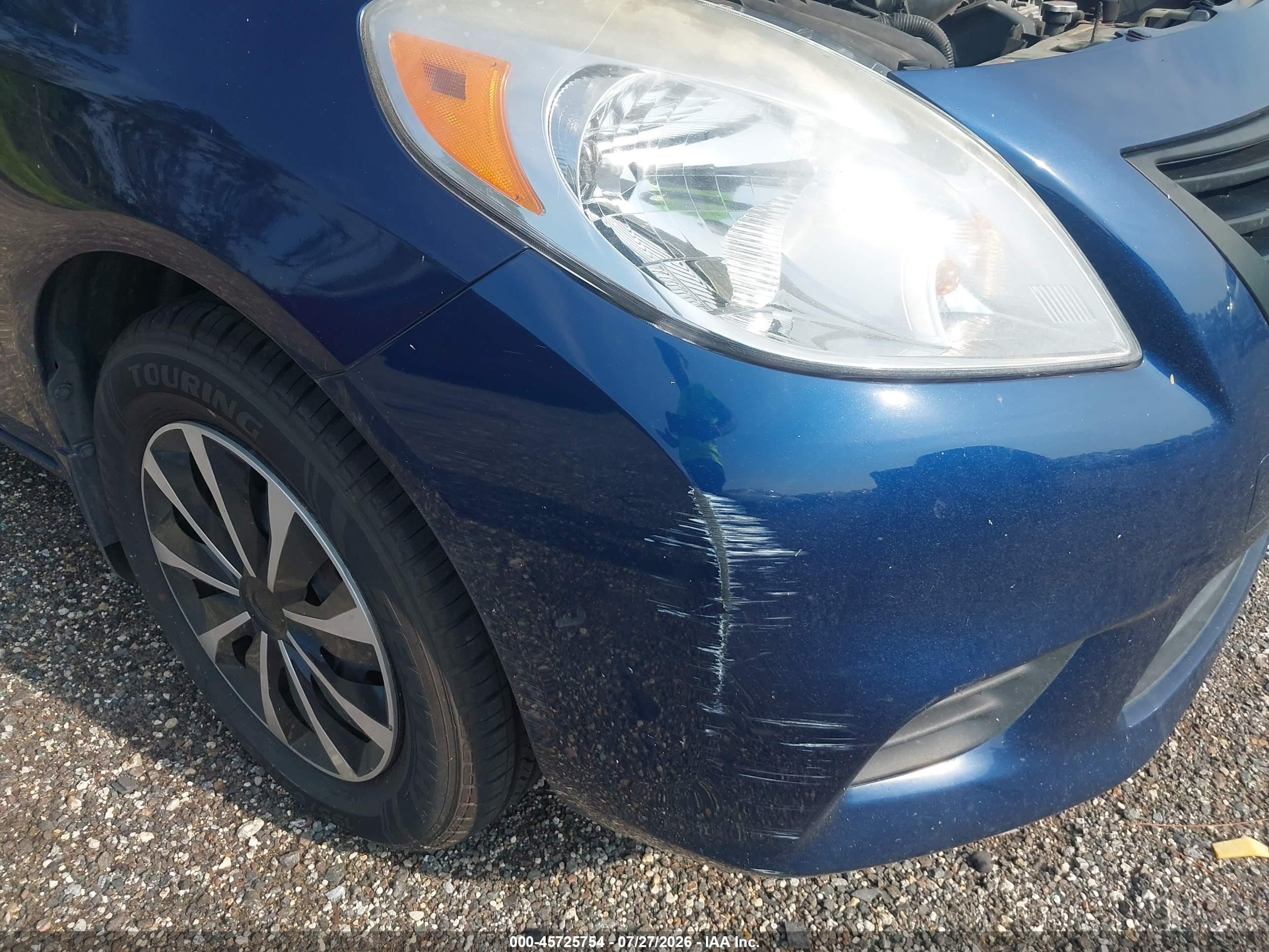 2014 Nissan Versa 1.6 S+ Blue vin: 3N1CN7AP4EL841545