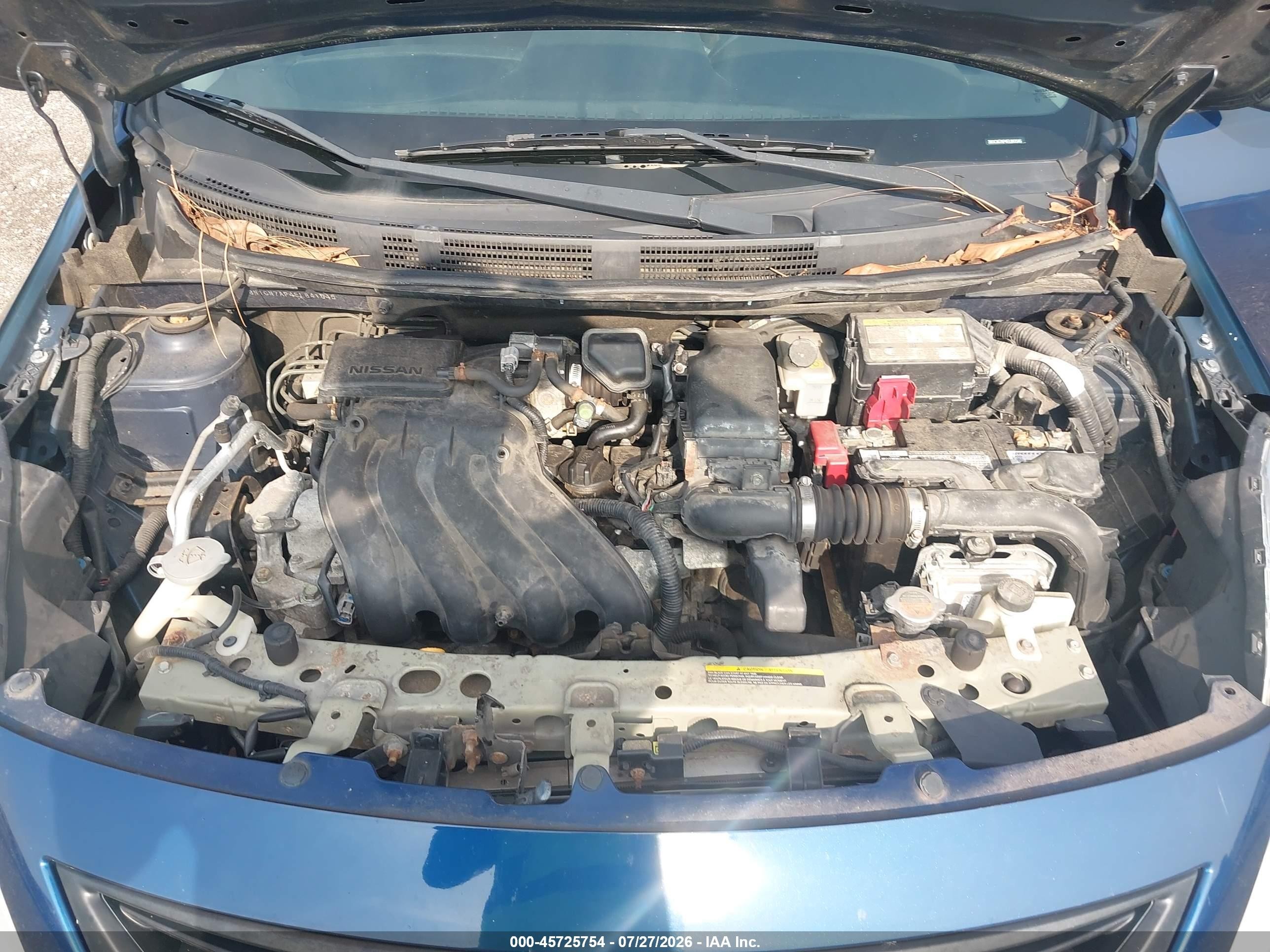 2014 Nissan Versa 1.6 S+ Blue vin: 3N1CN7AP4EL841545