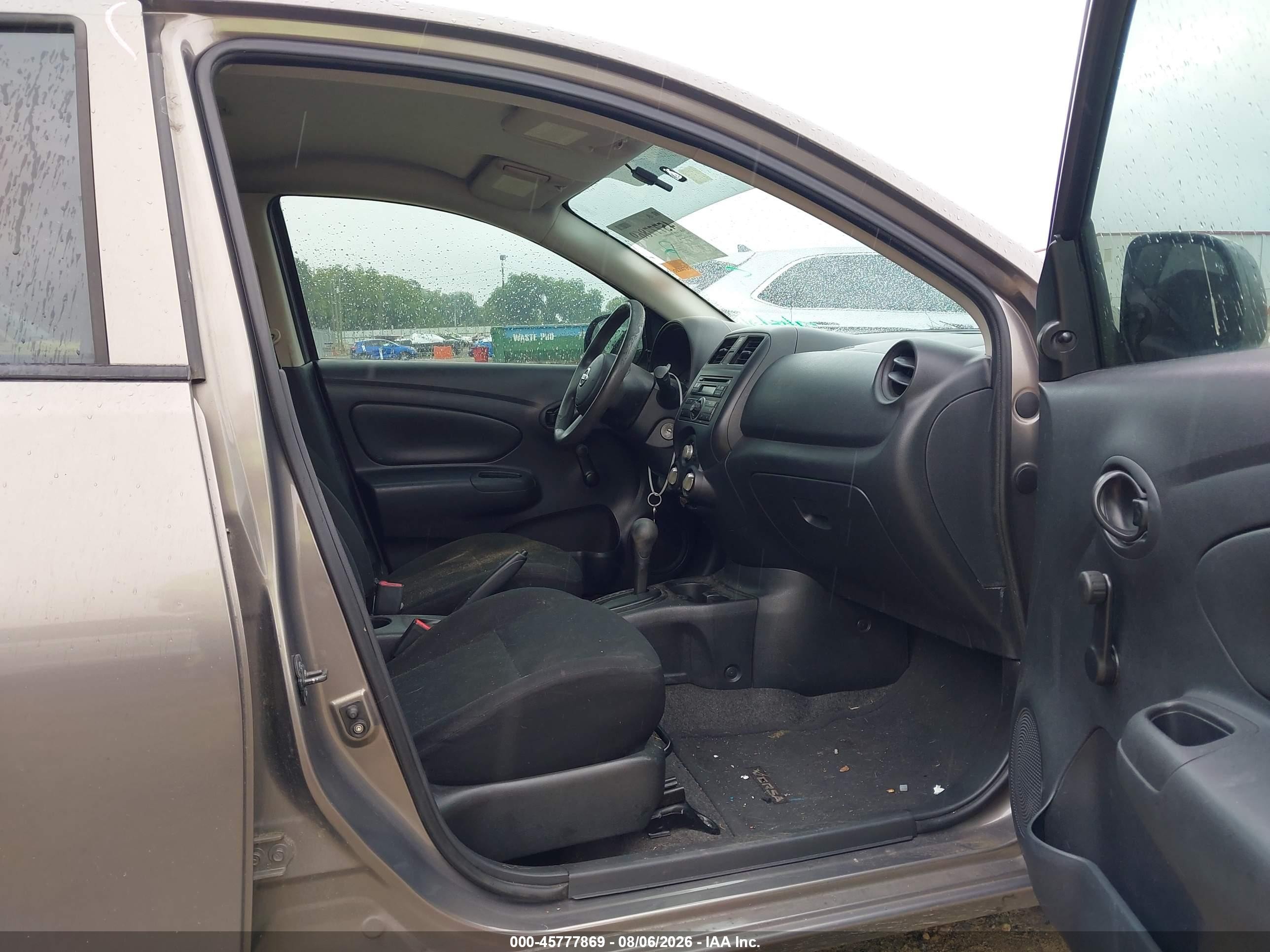 2014 Nissan Versa 1.6 S+ Gray vin: 3N1CN7AP4EL845109