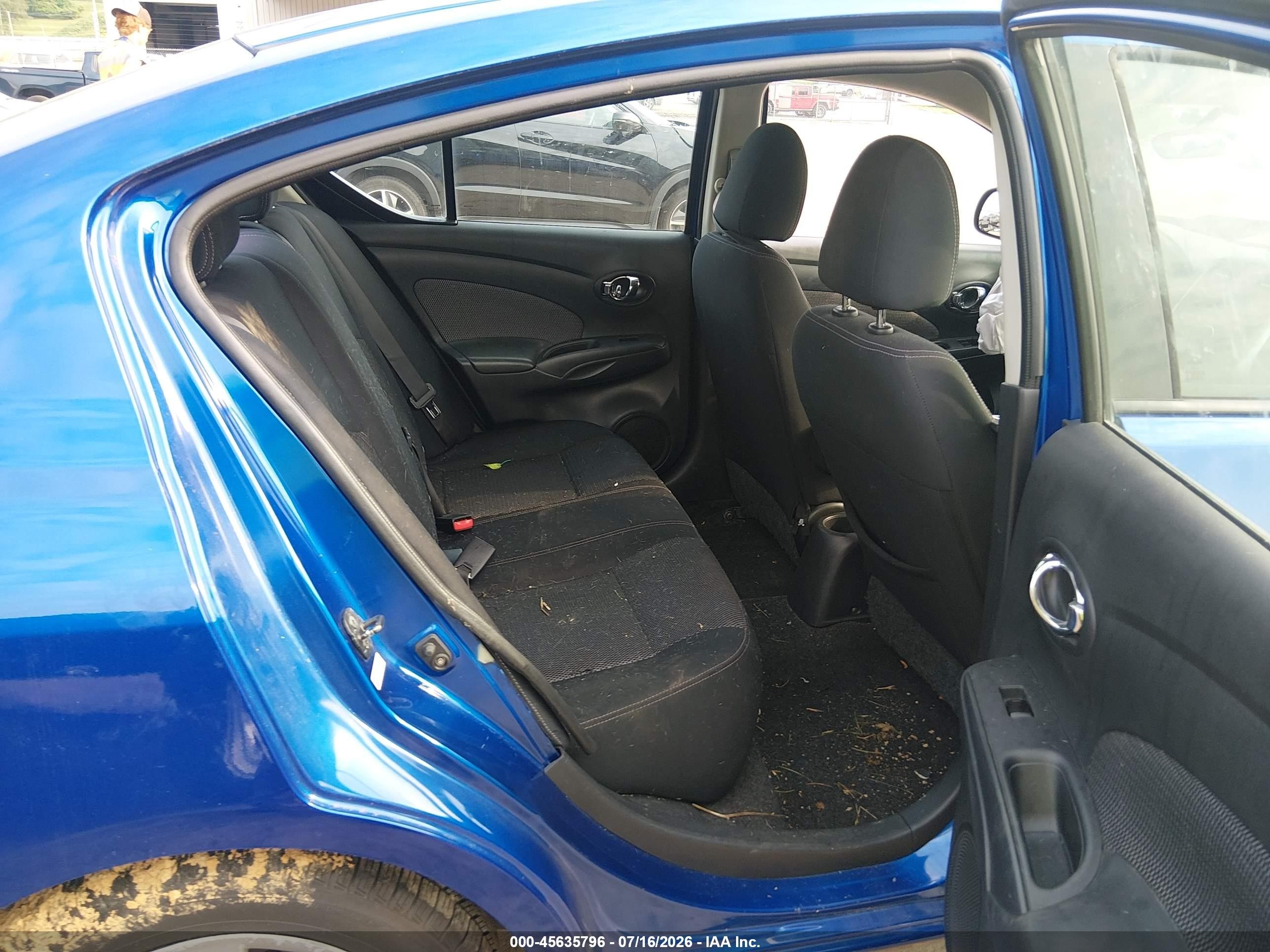 2014 Nissan Versa 1.6 Sv Синий vin: 3N1CN7AP4EL855140
